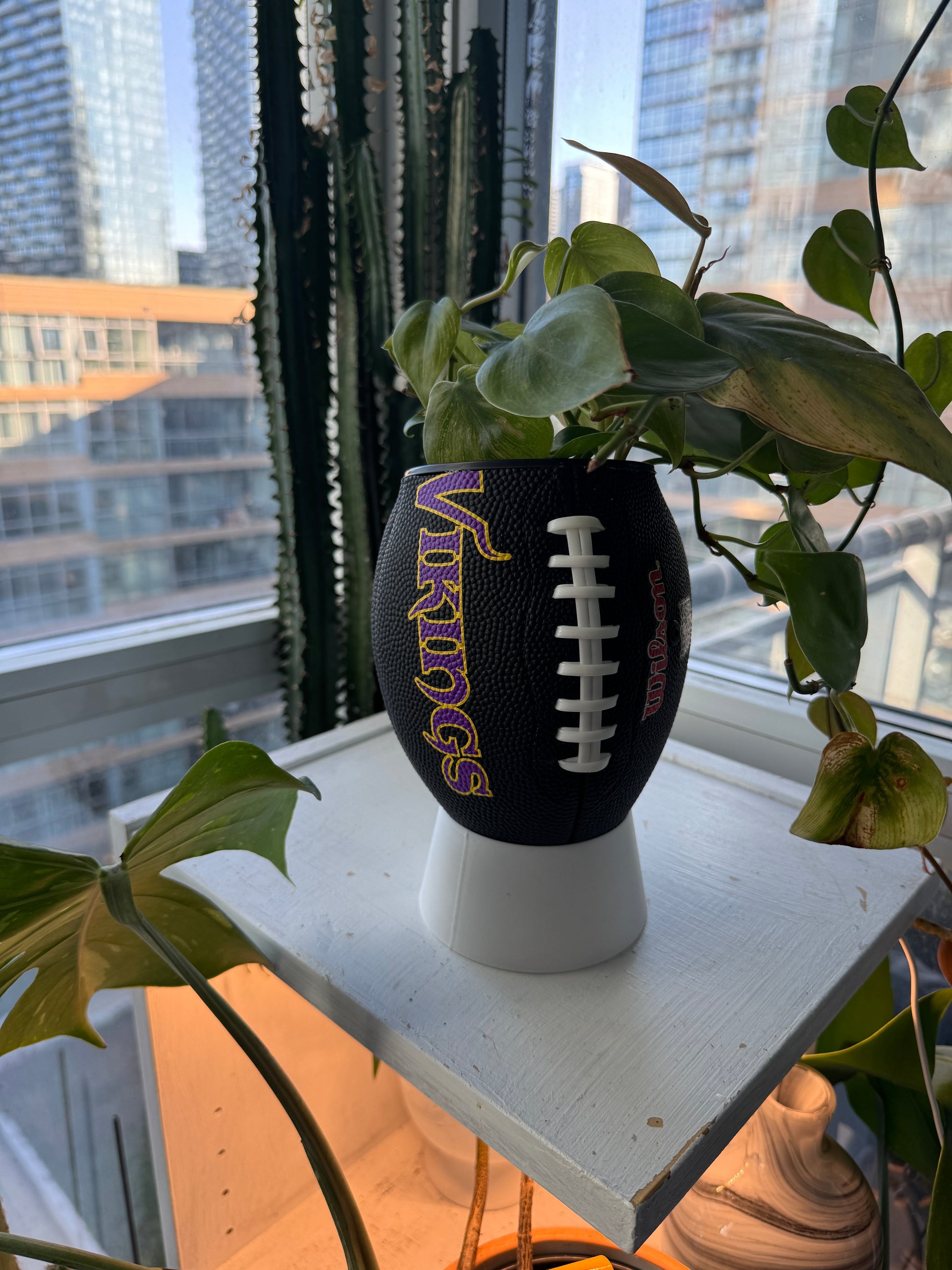 Mini Football Planter (Minnesota Vikings)