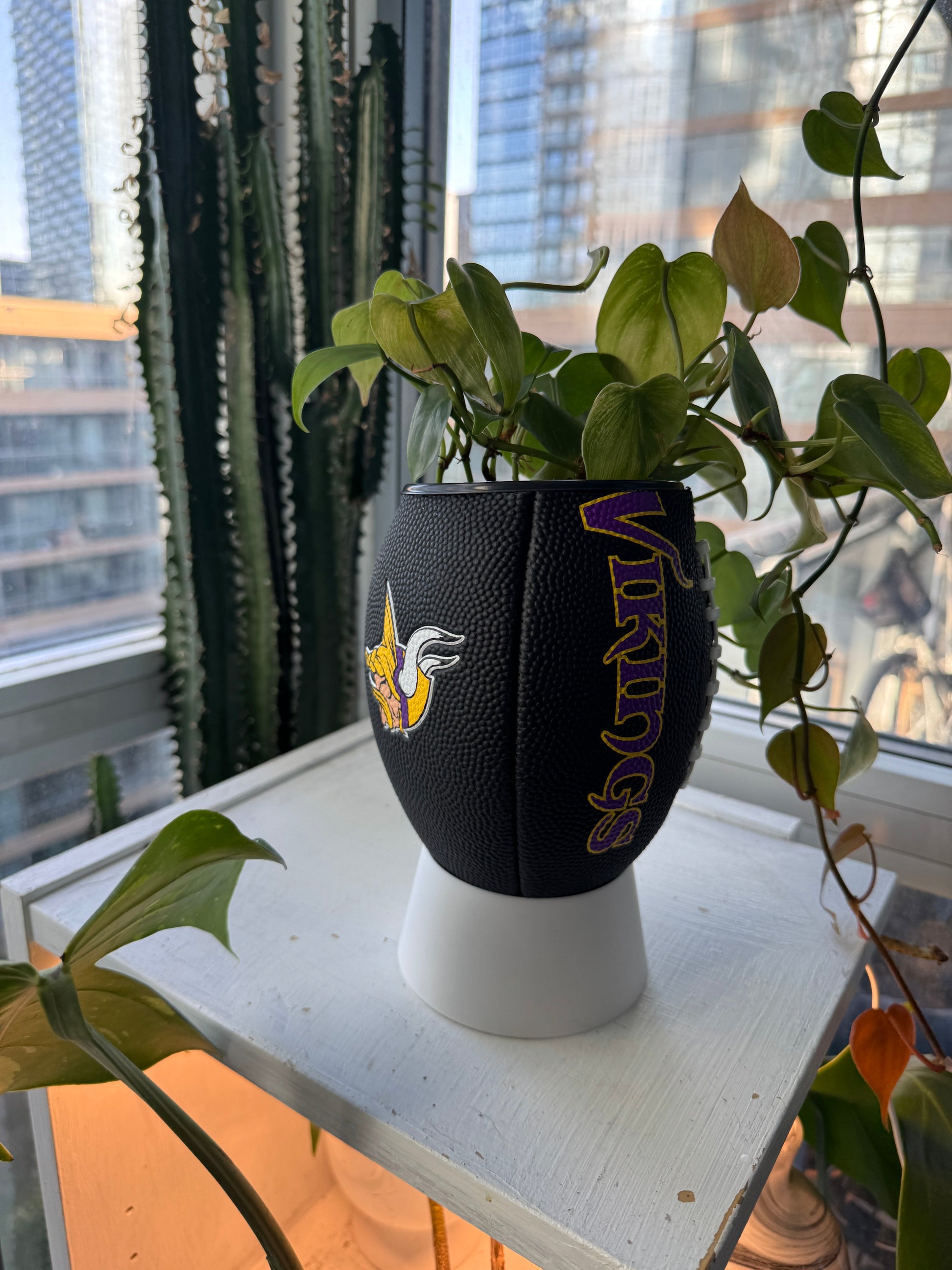 Mini Football Planter (Minnesota Vikings)