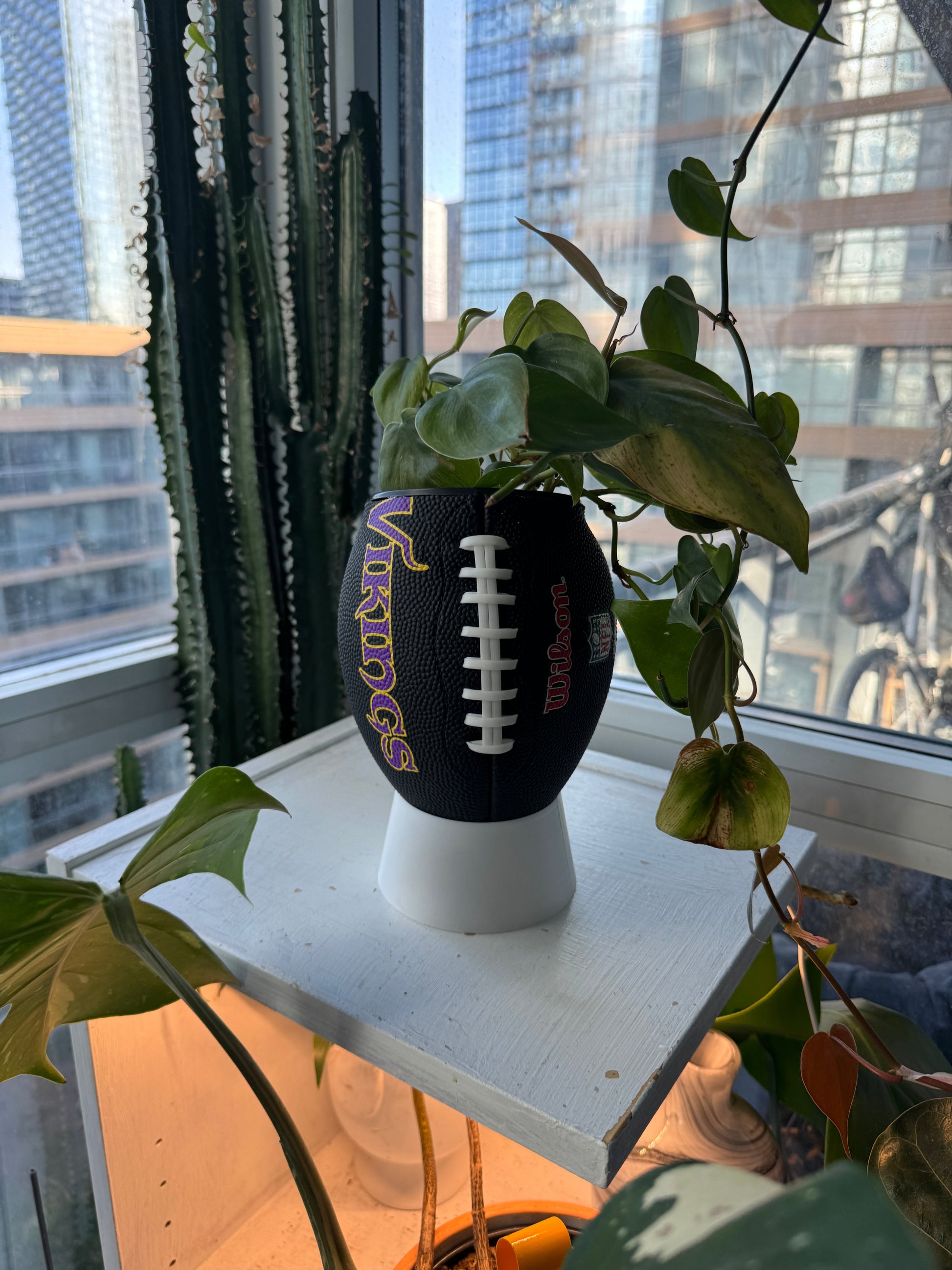 Mini Football Planter (Minnesota Vikings)