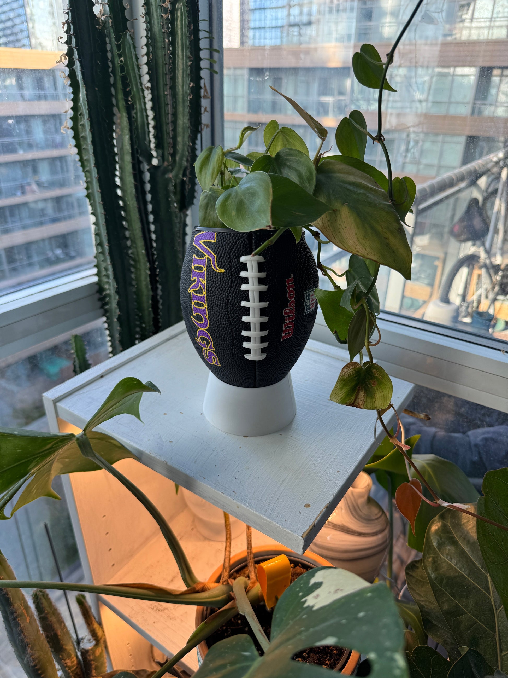 Mini Football Planter (Minnesota Vikings)