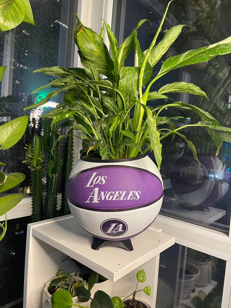 Large Basketball Planter (Los Angeles Lakers Mono)