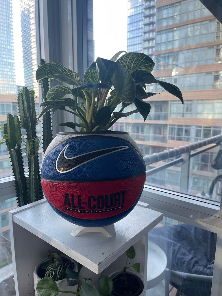 Nike Large Basketball Planter (Red, White, & Blue All-Court)