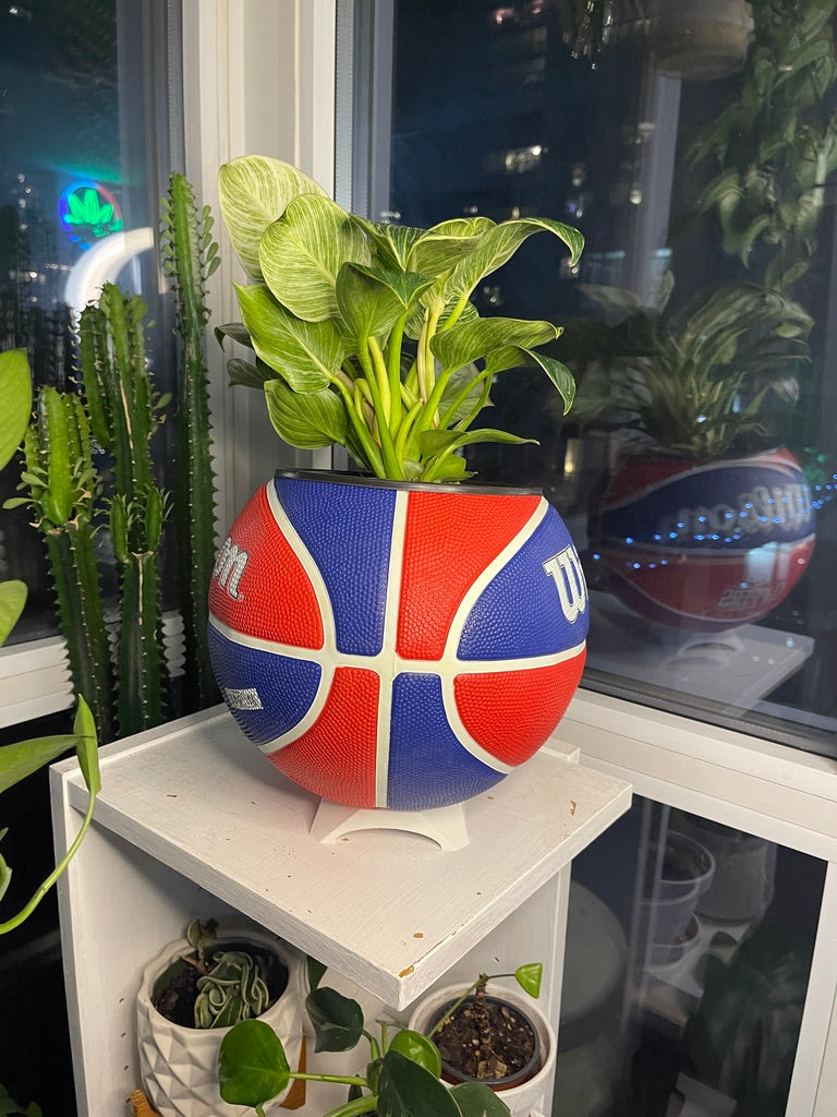 Large Basketball Planter (Los Angeles Clippers)