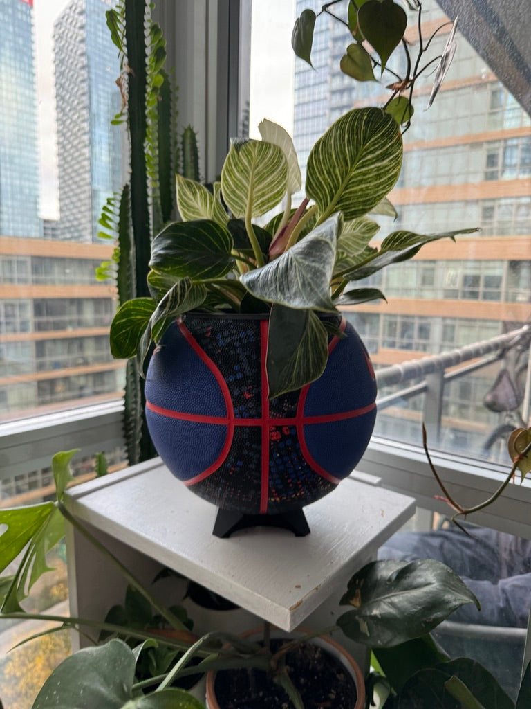 Nike Large Basketball Planter (Neon Graffiti)