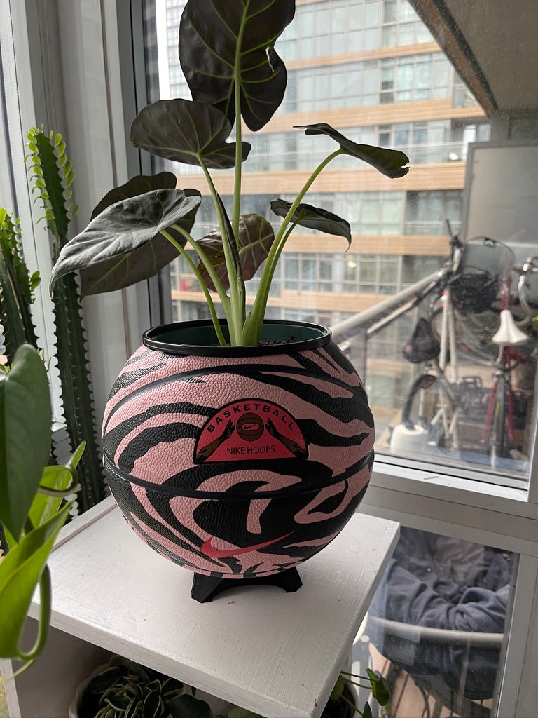 Nike Large Basketball Planter (Pink Zebra)