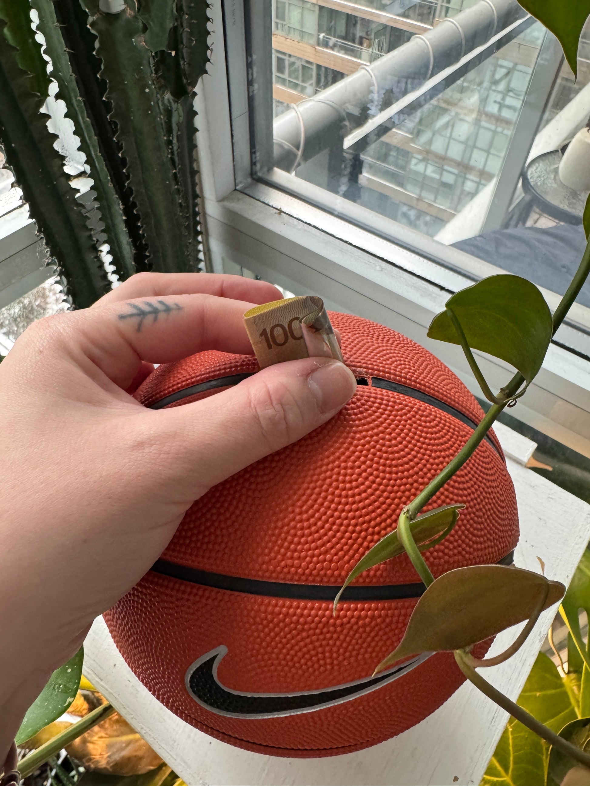 Nike Mini Basketball Piggy Bank (Original)