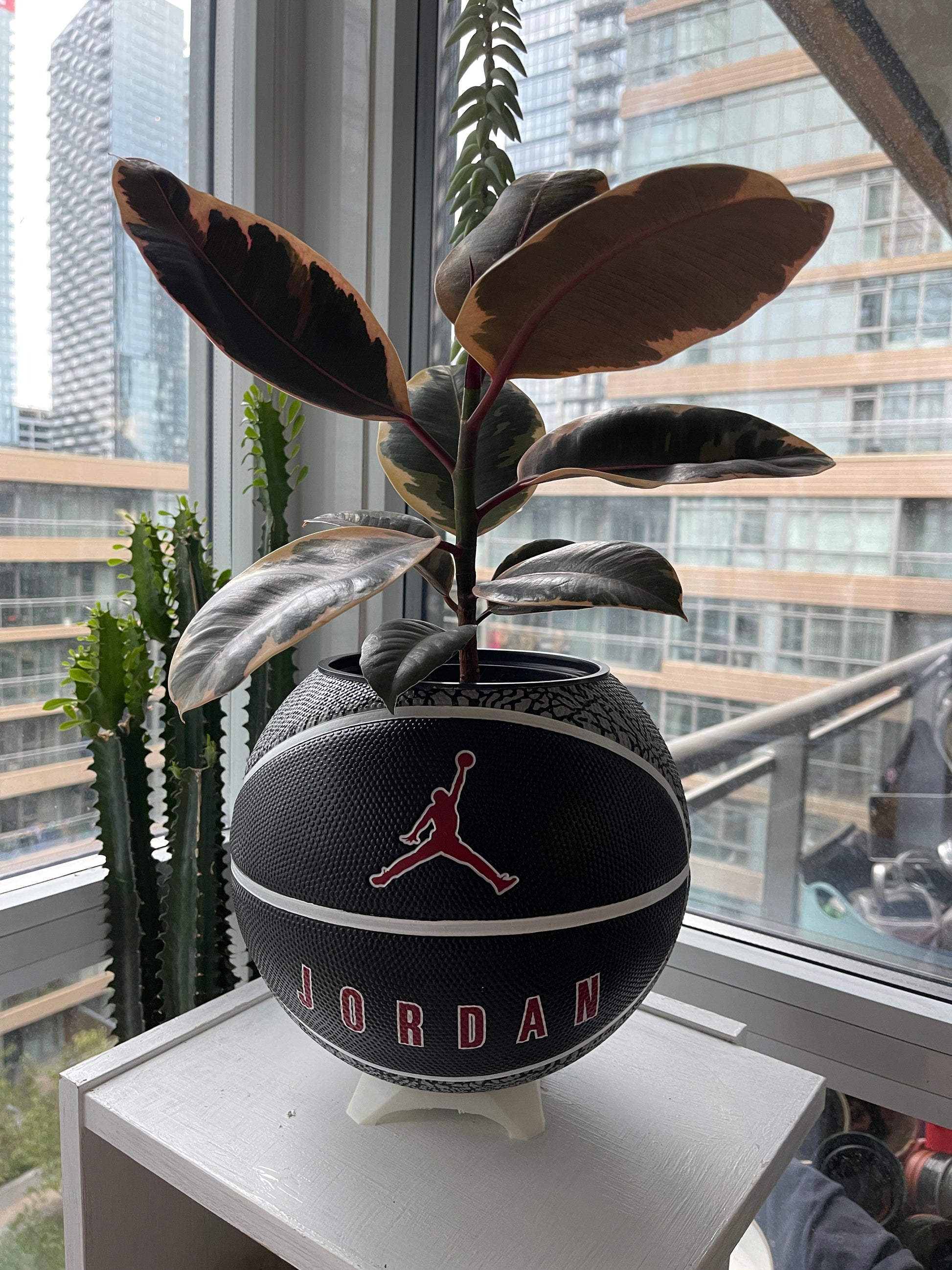 Nike Jordan Large Basketball Planter (Cement)