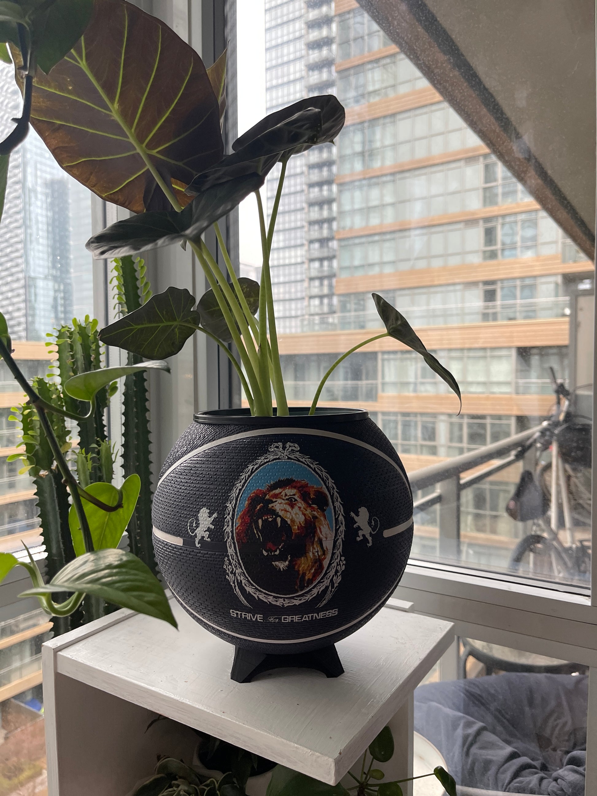 Nike Large Basketball Planter (LeBron King Navy Blue)