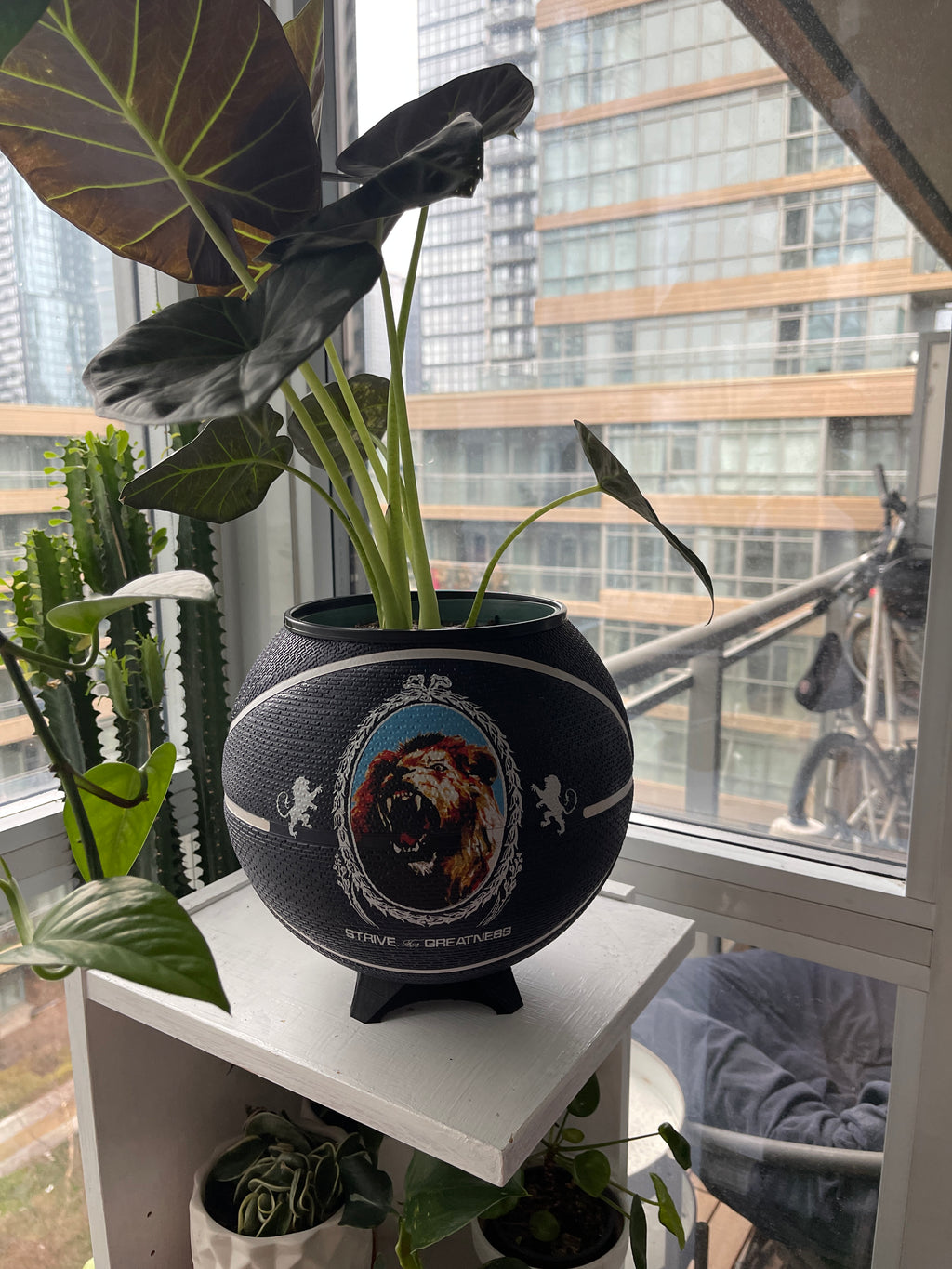 Nike Large Basketball Planter (LeBron King Navy Blue)