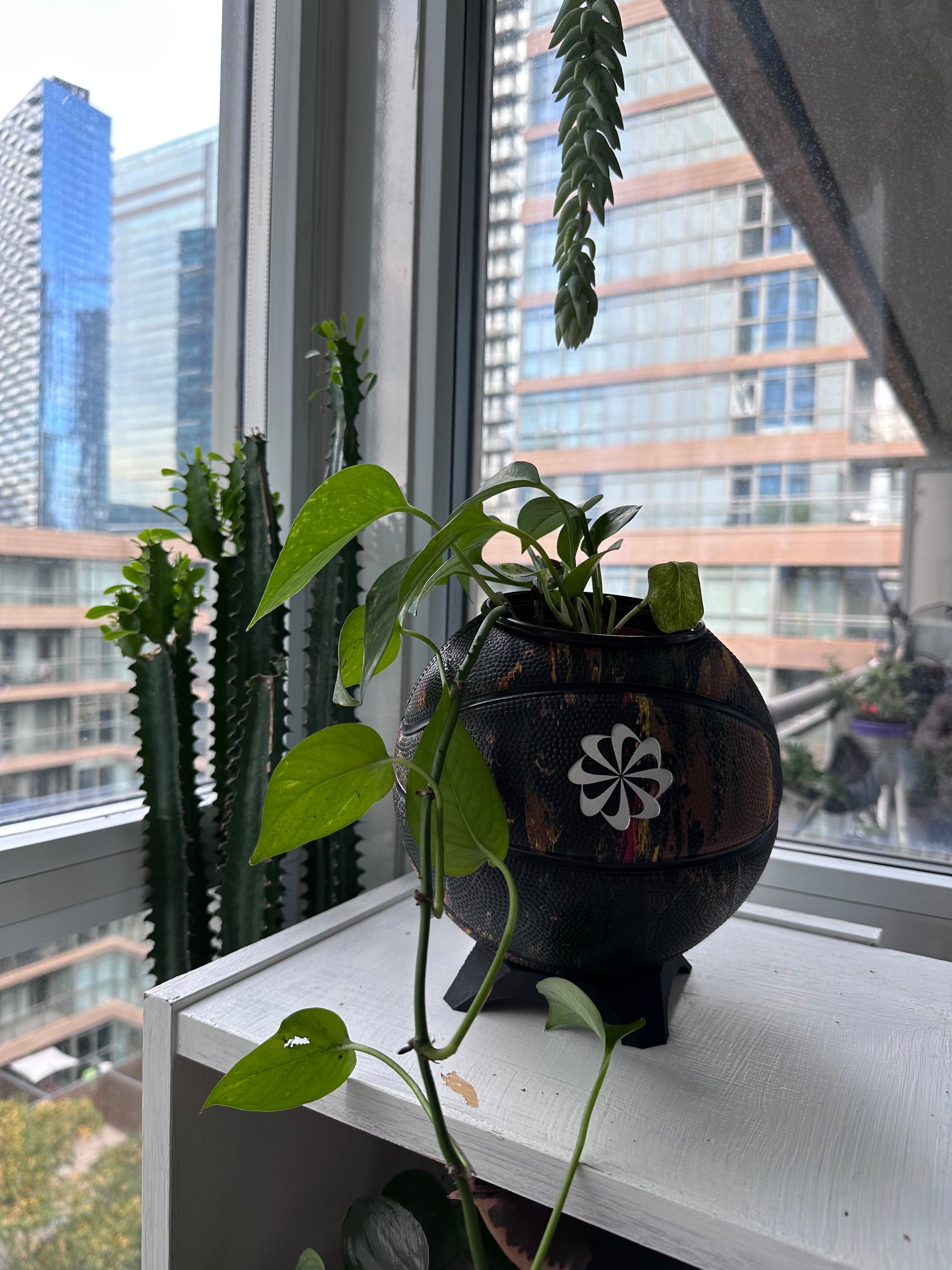 Nike Mini Basketball Planter (Graffiti)