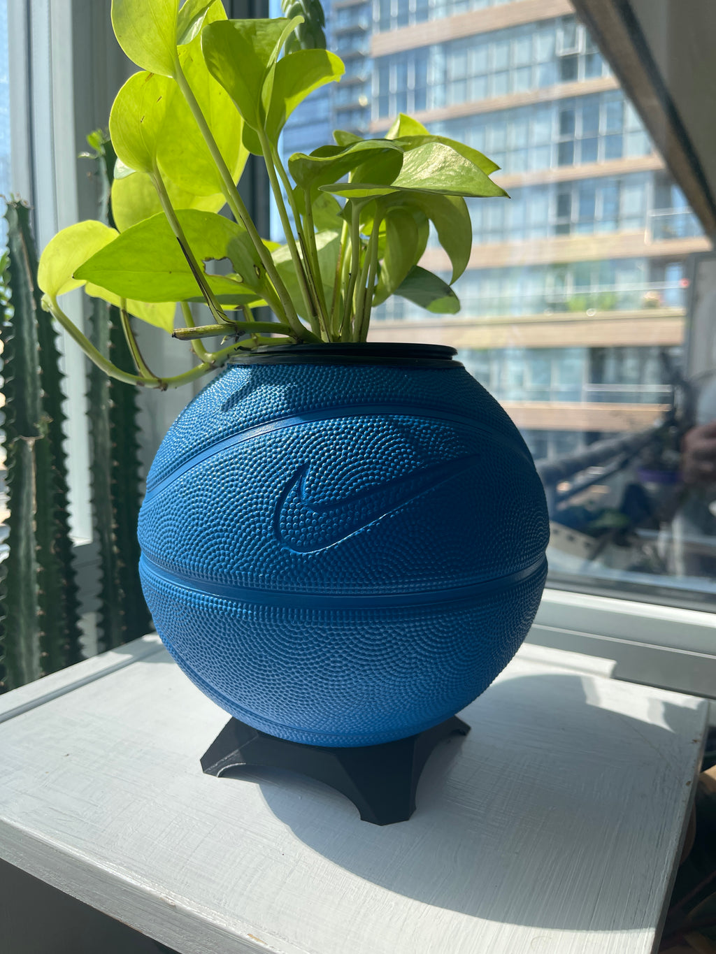Nike Mini Basketball Planter (Sea Blue)