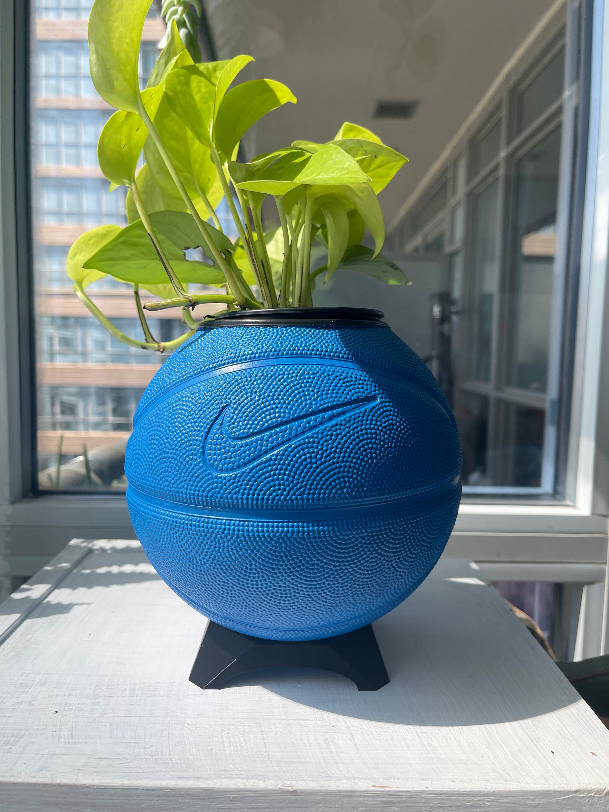 Nike Mini Basketball Planter (Sea Blue)