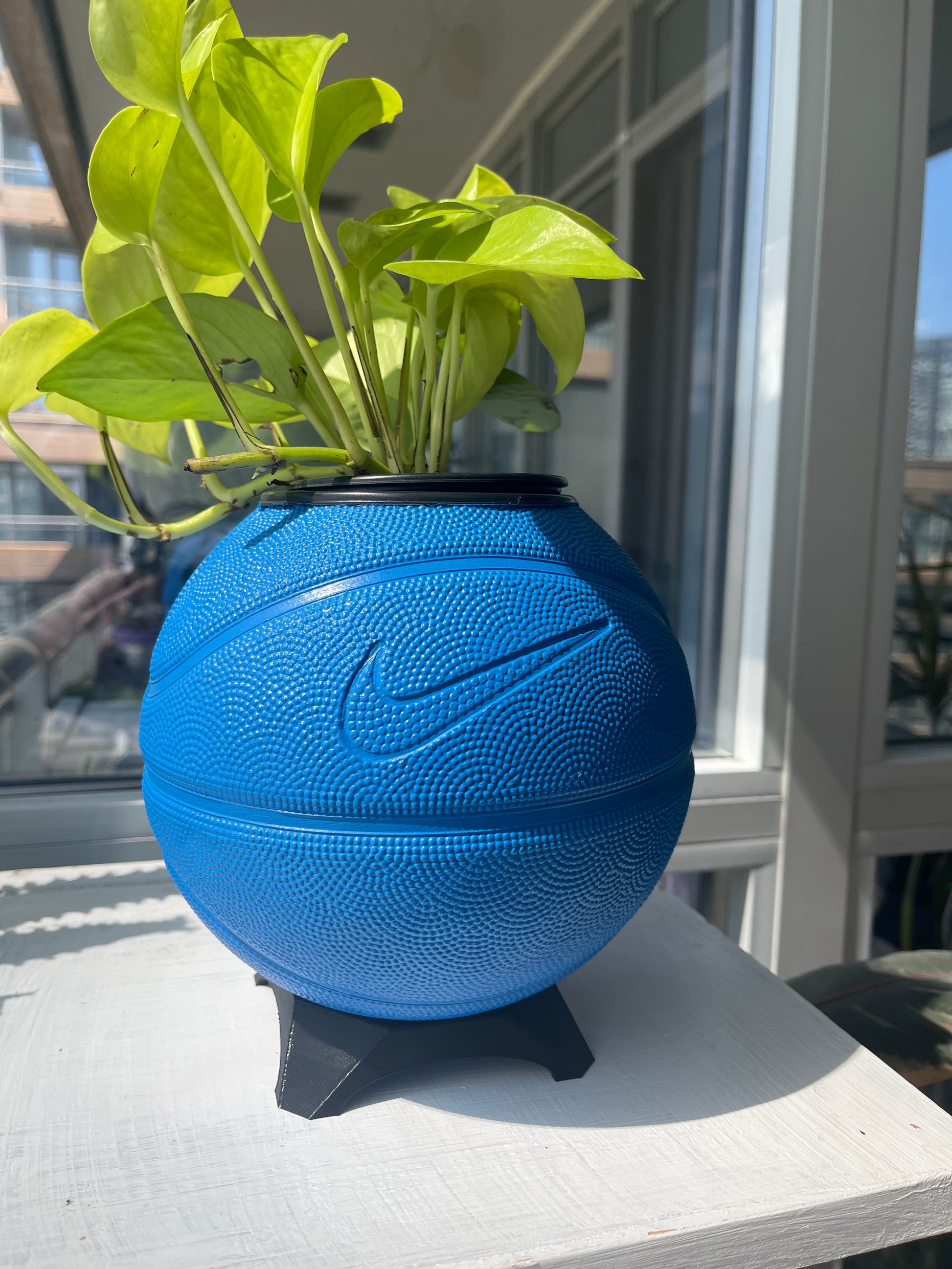 Nike Mini Basketball Planter (Sea Blue)