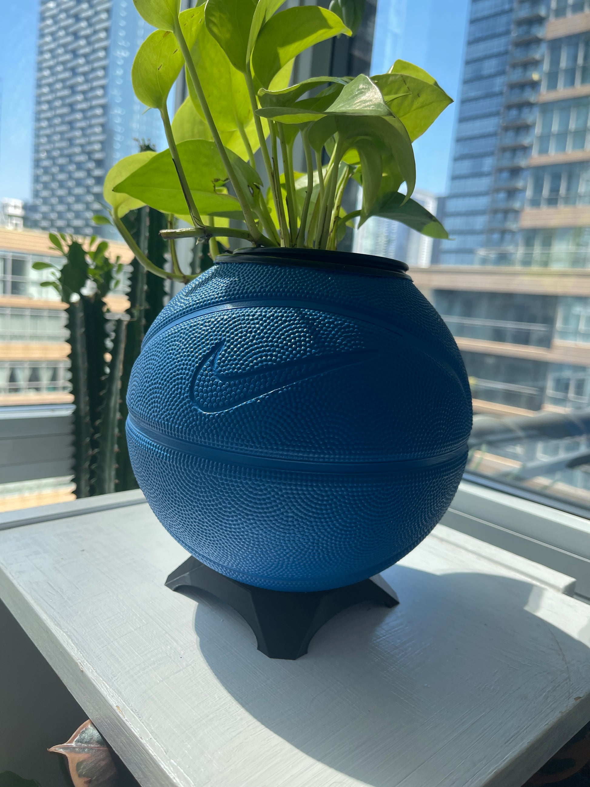 Nike Mini Basketball Planter (Sea Blue)