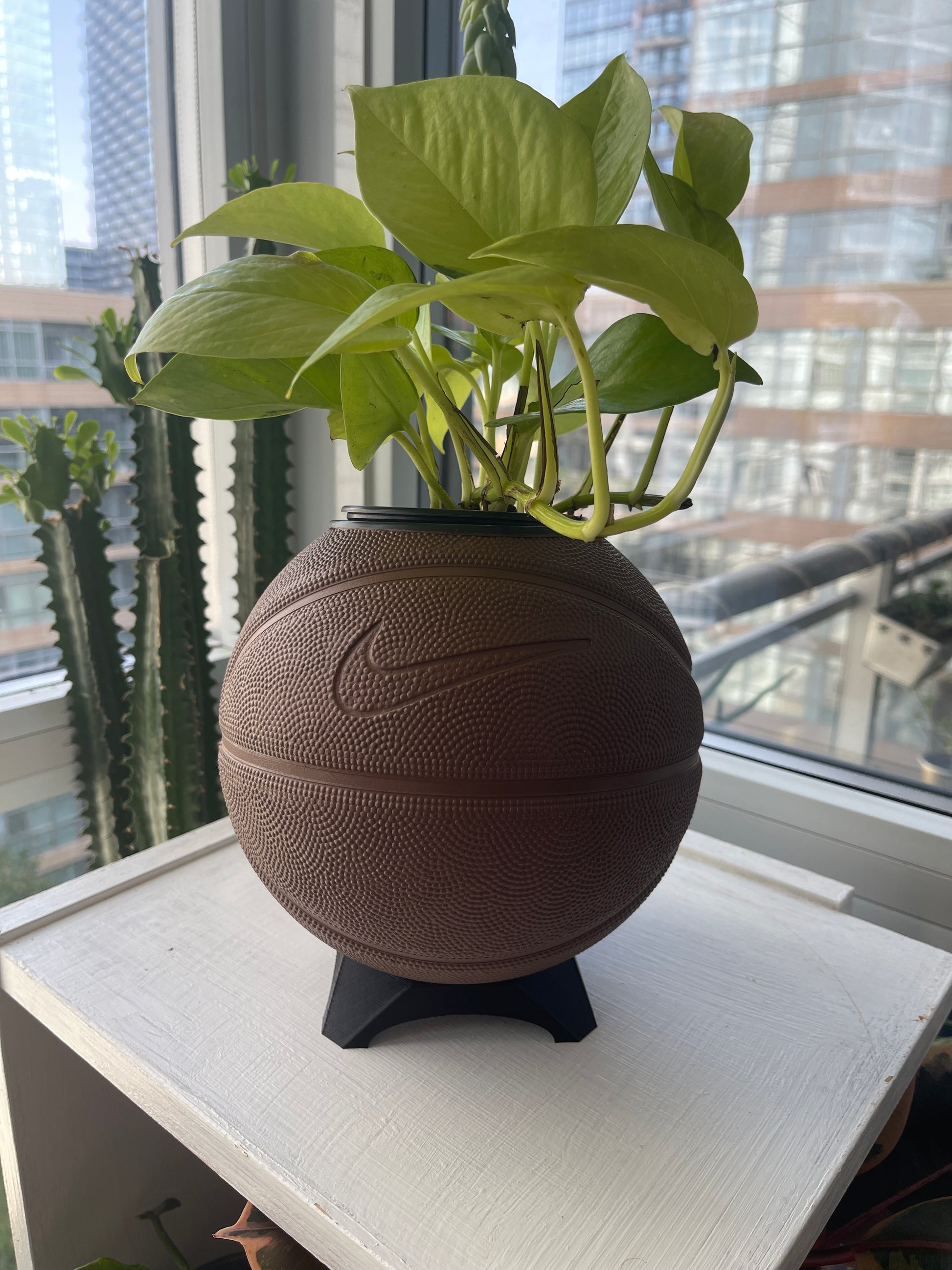 Nike Mini Basketball Planter (Chocolate)