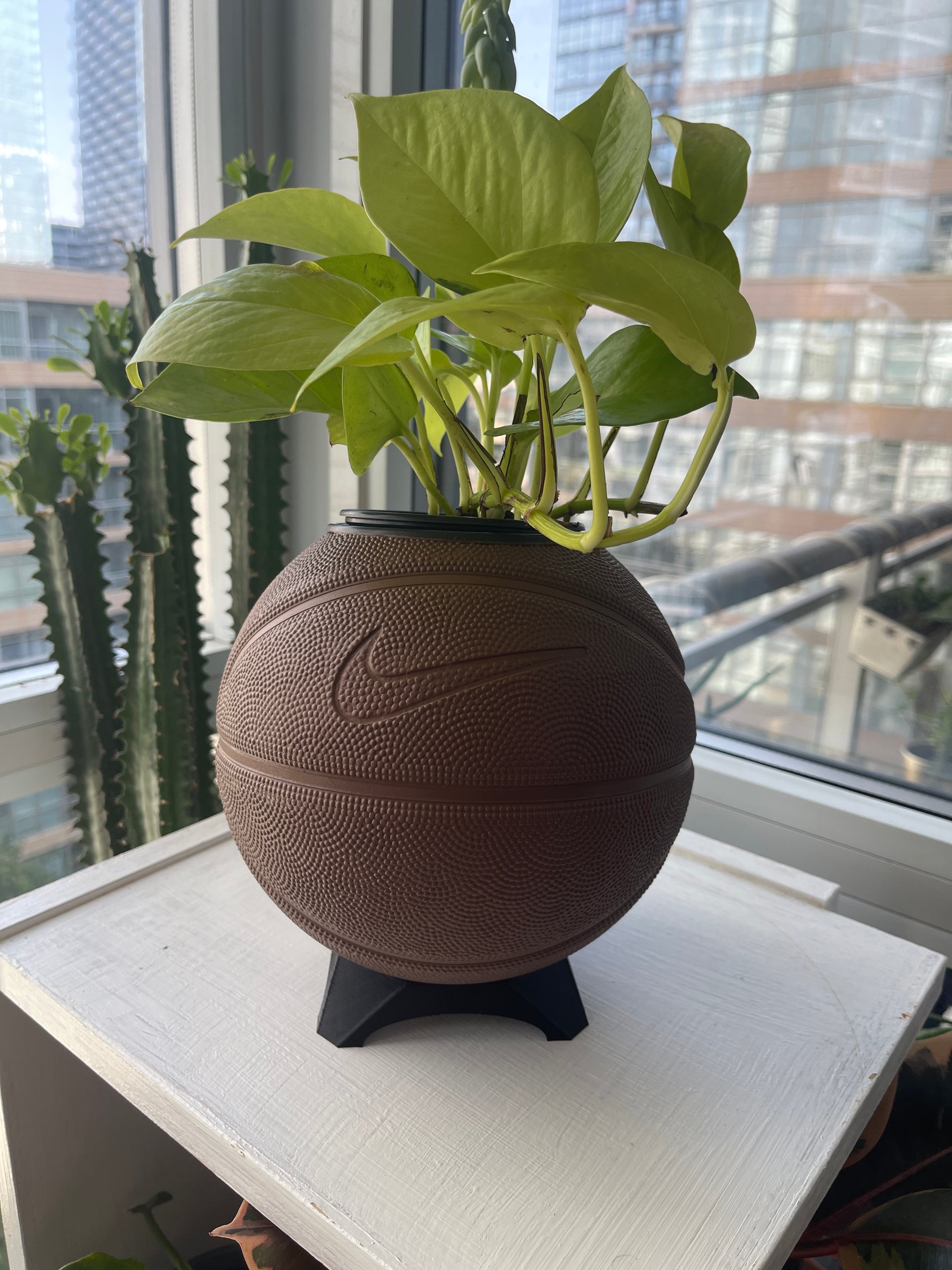 Nike Mini Basketball Planter (Chocolate)