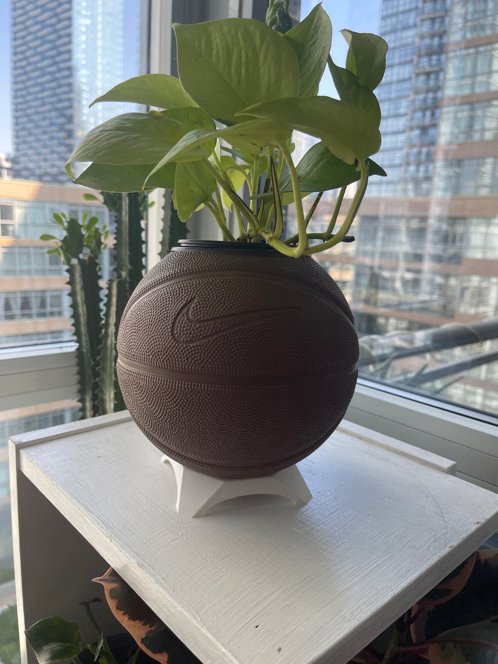 Nike Mini Basketball Planter (Chocolate)