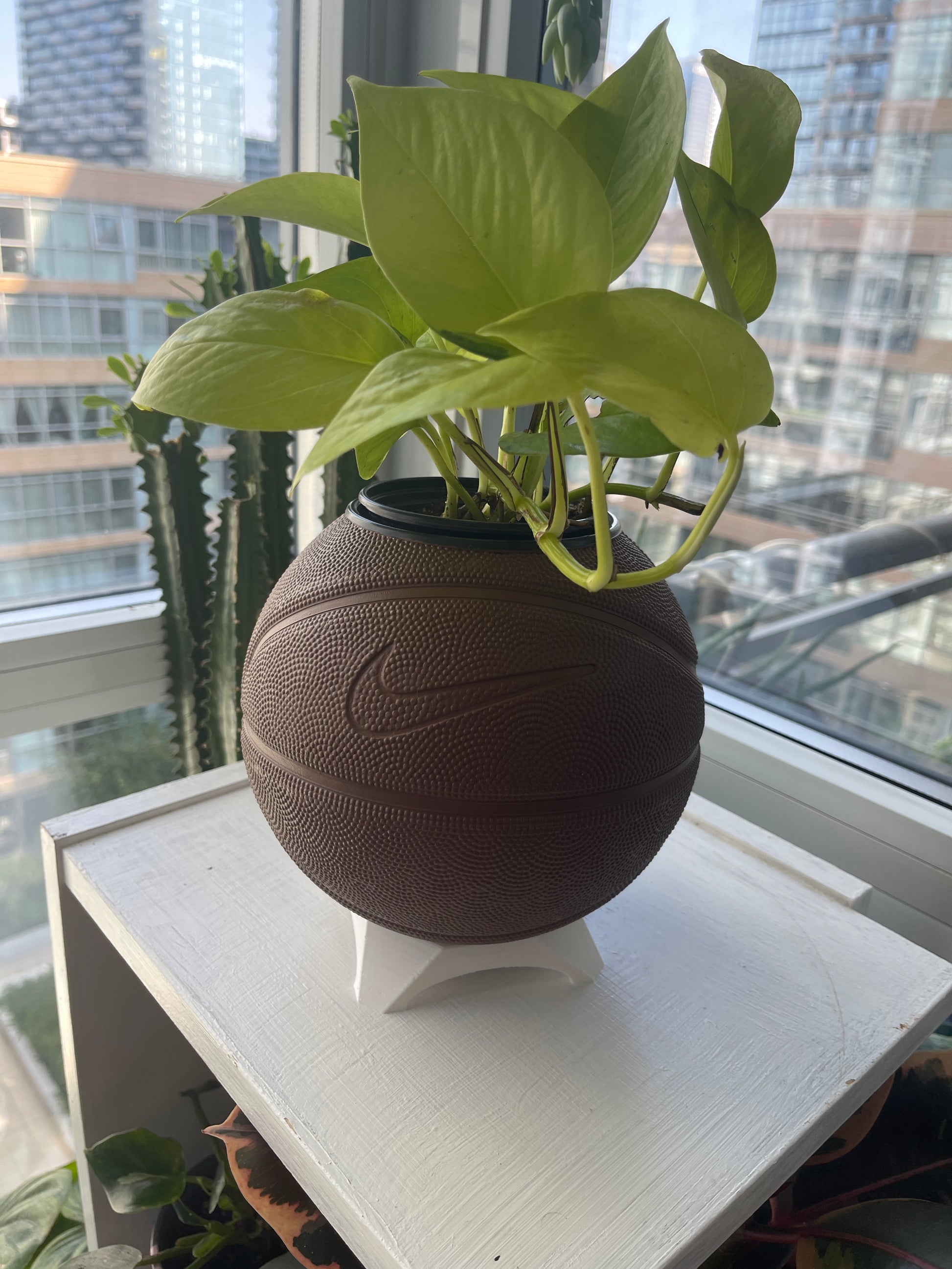 Nike Mini Basketball Planter (Chocolate)