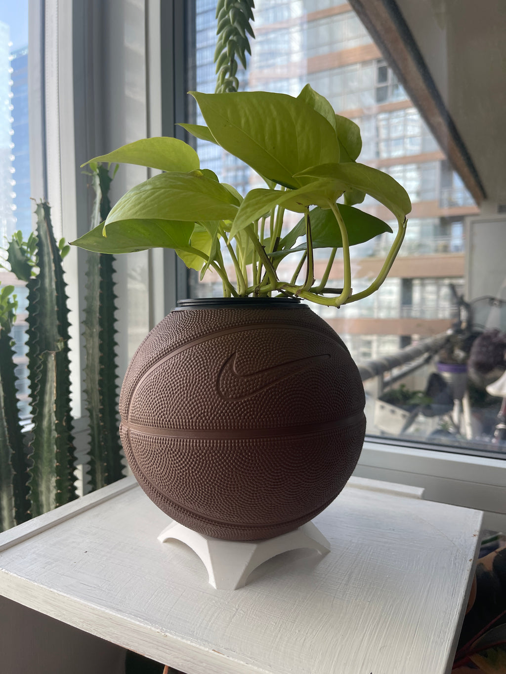 Nike Mini Basketball Planter (Chocolate)