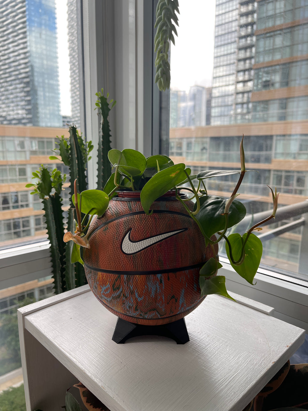 Nike Mini Basketball Planter (The OG Graffiti)