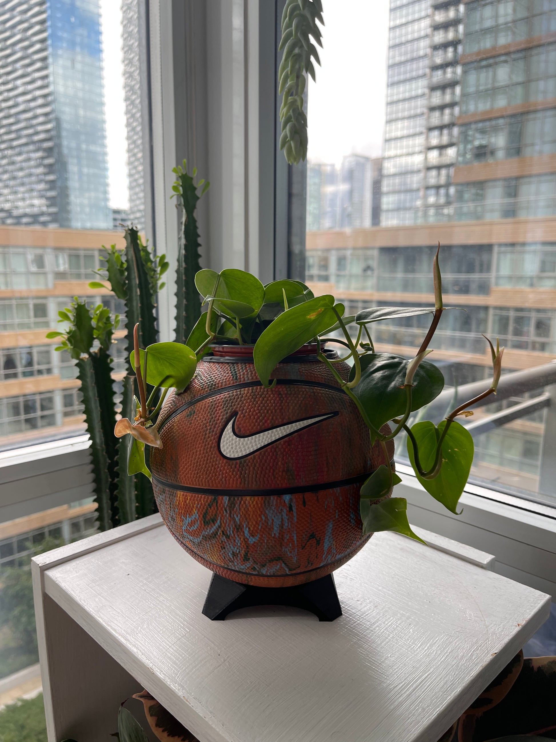 Nike Mini Basketball Planter (The OG Graffiti)