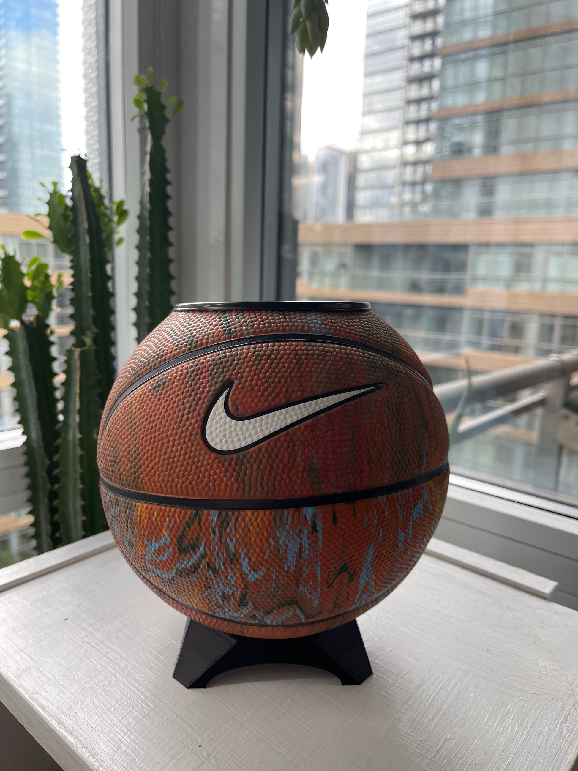 Nike Mini Basketball Planter (The OG Graffiti)