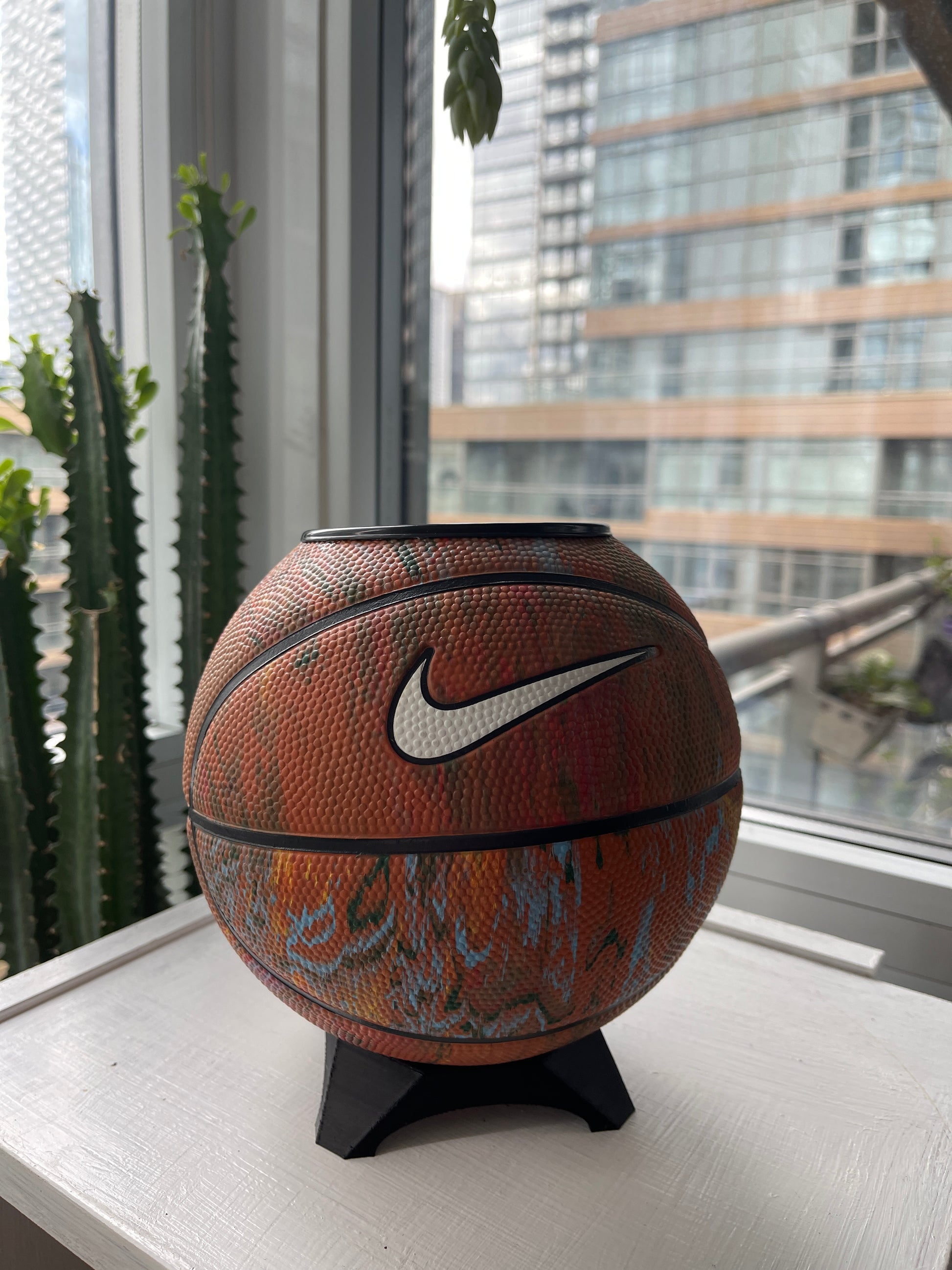 Nike Mini Basketball Planter (The OG Graffiti)