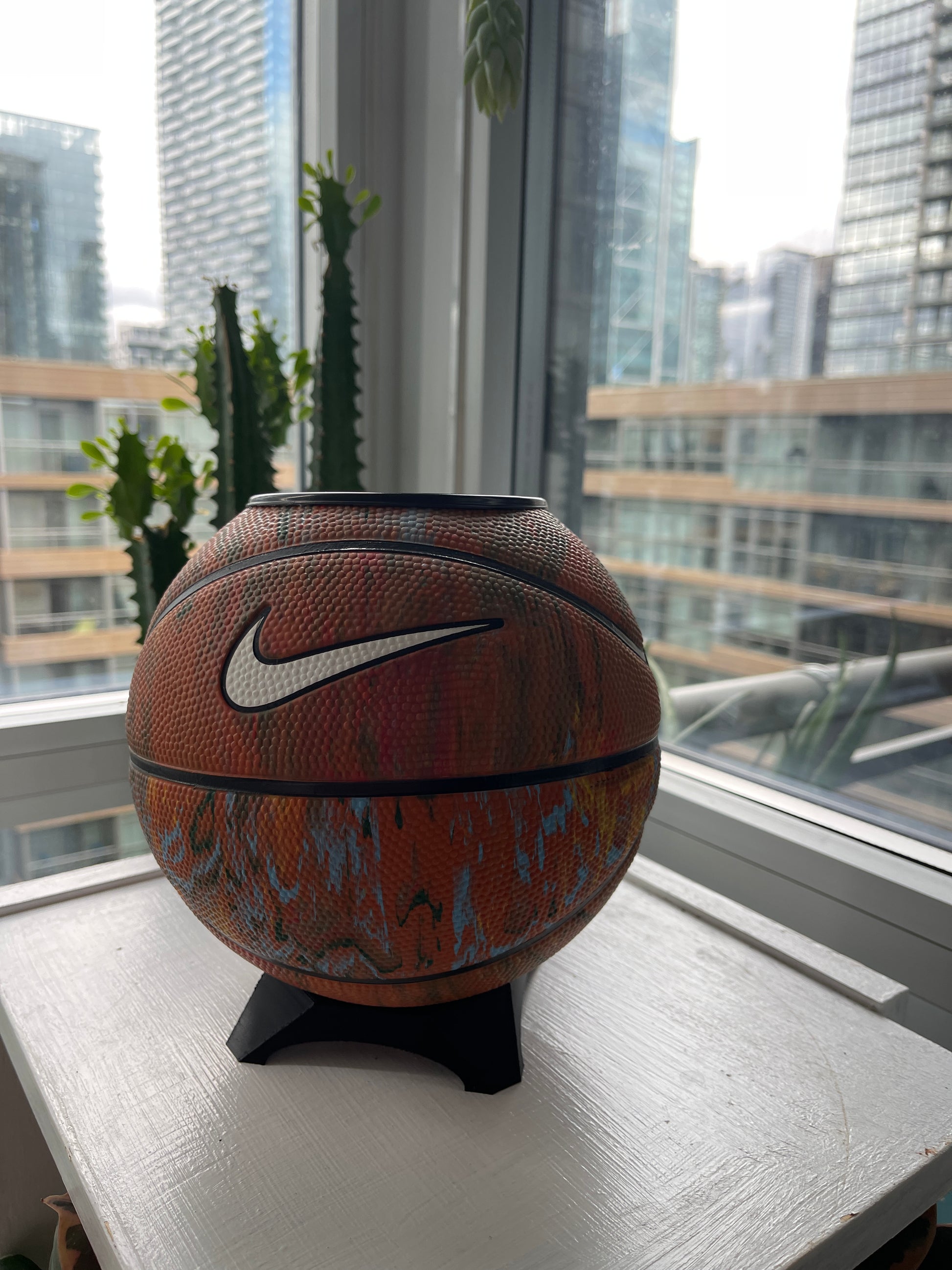 Nike Mini Basketball Planter (The OG Graffiti)