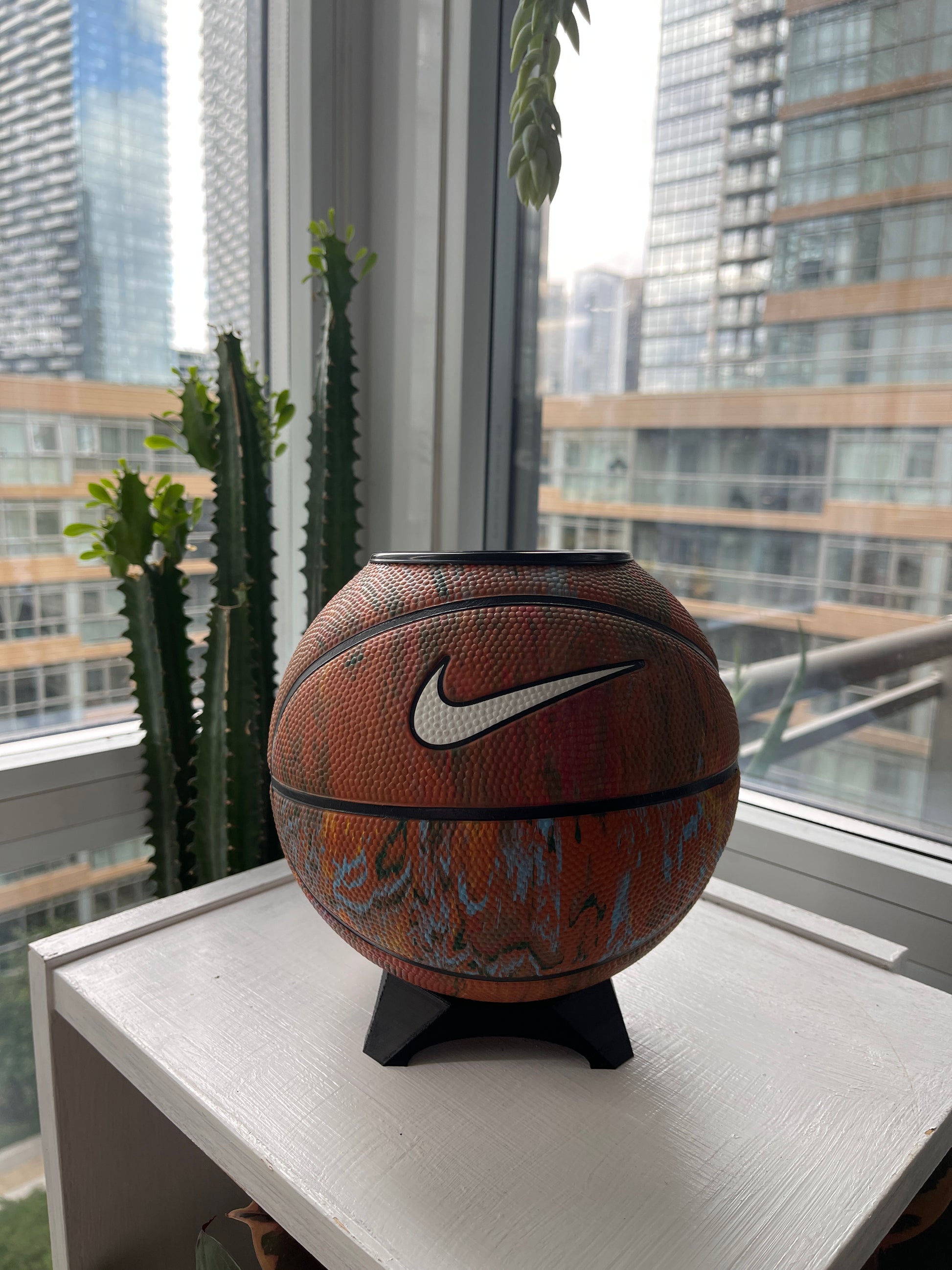 Nike Mini Basketball Planter (The OG Graffiti)