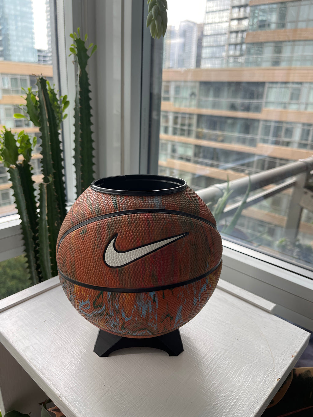 Nike Mini Basketball Planter (The OG Graffiti)