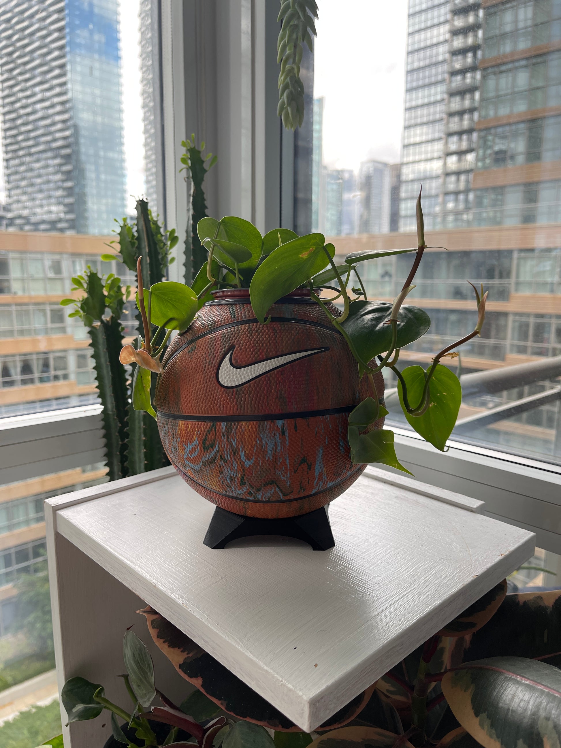 Nike Mini Basketball Planter (The OG Graffiti)