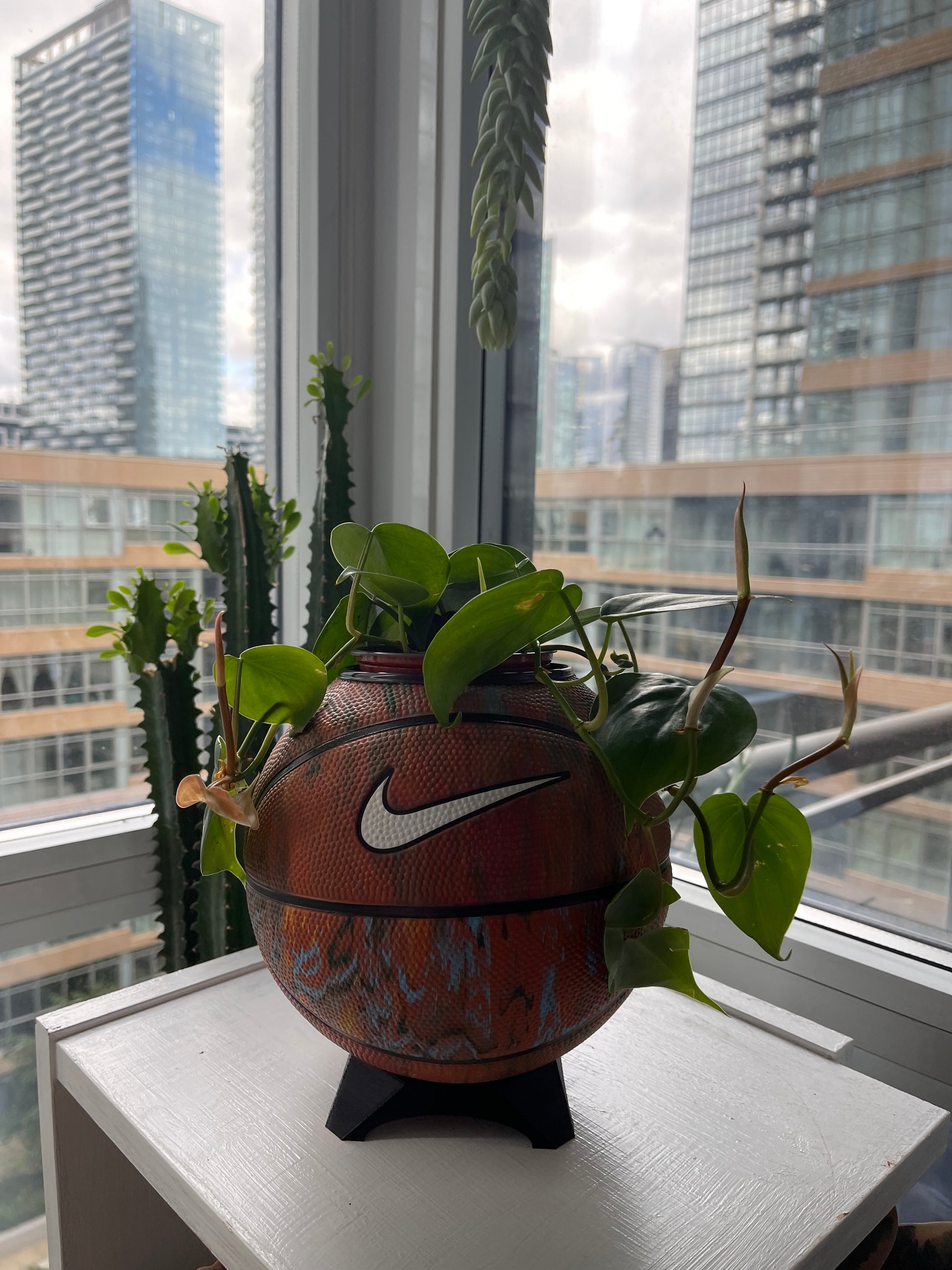 Nike Mini Basketball Planter (The OG Graffiti)