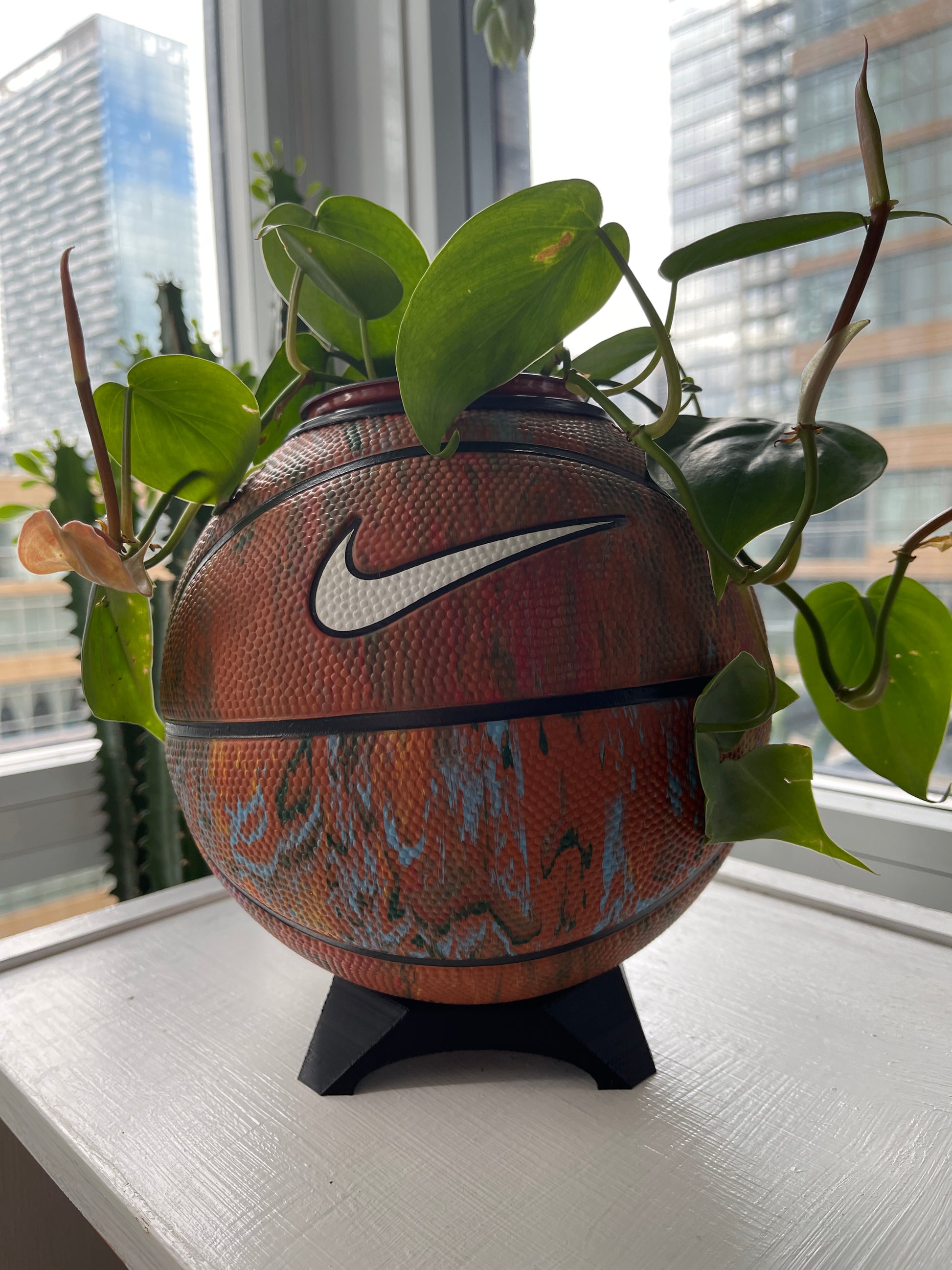 Nike Mini Basketball Planter (The OG Graffiti)