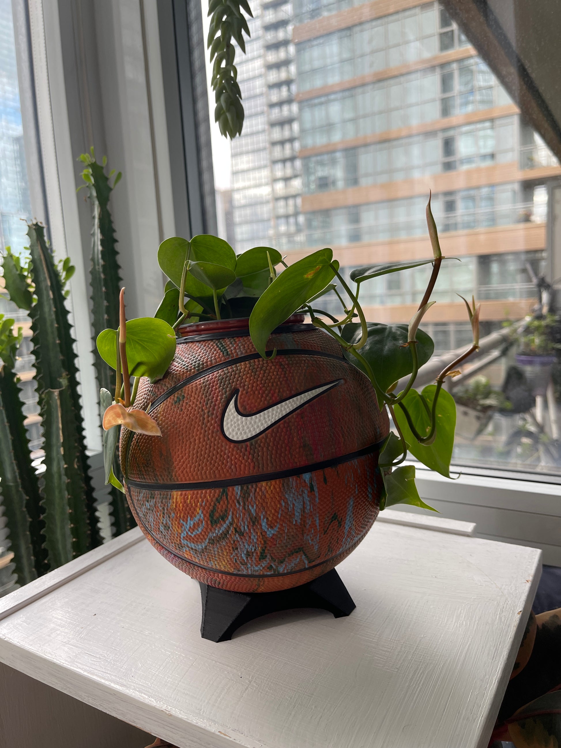 Nike Mini Basketball Planter (The OG Graffiti)