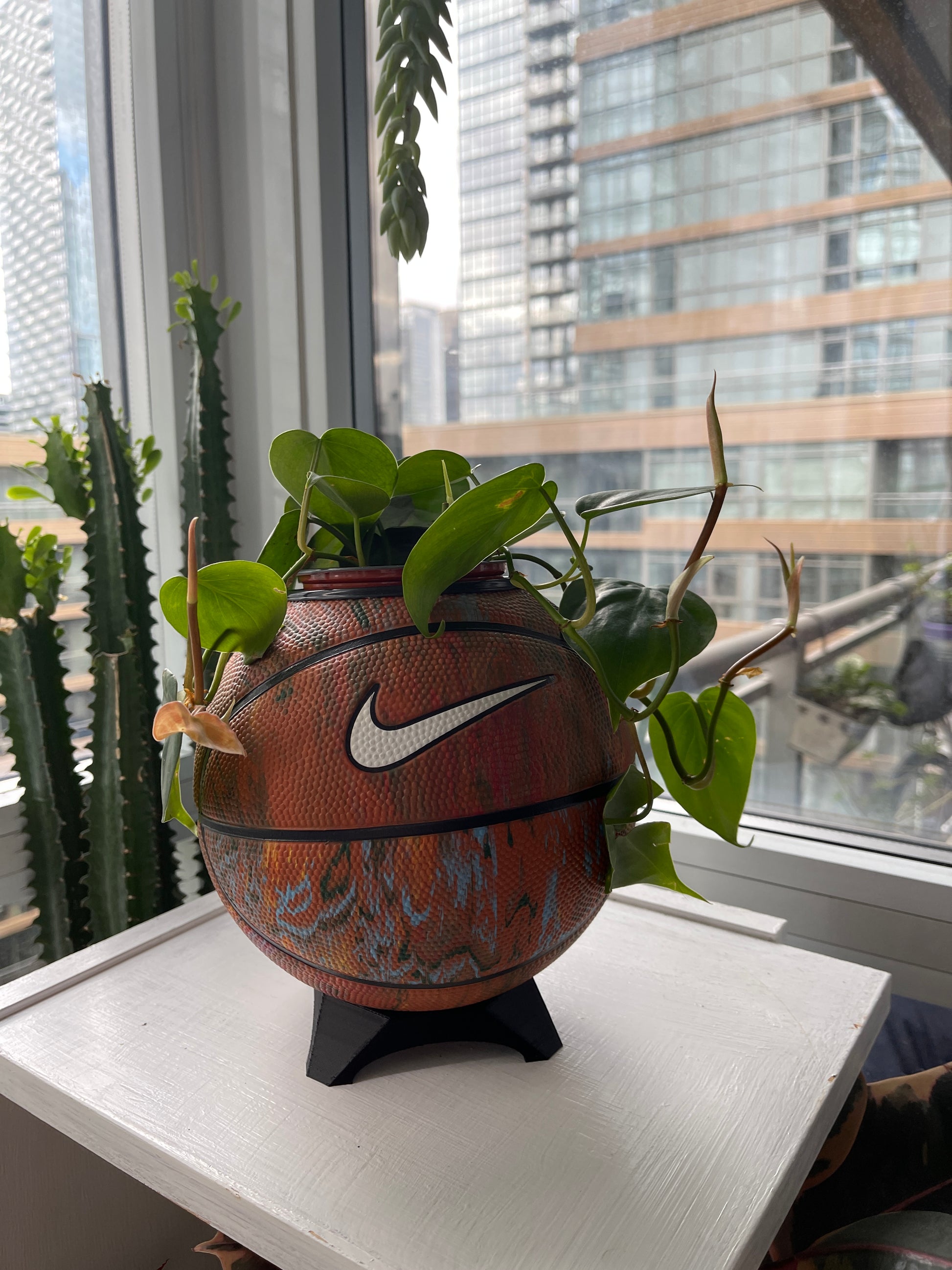 Nike Mini Basketball Planter (The OG Graffiti)