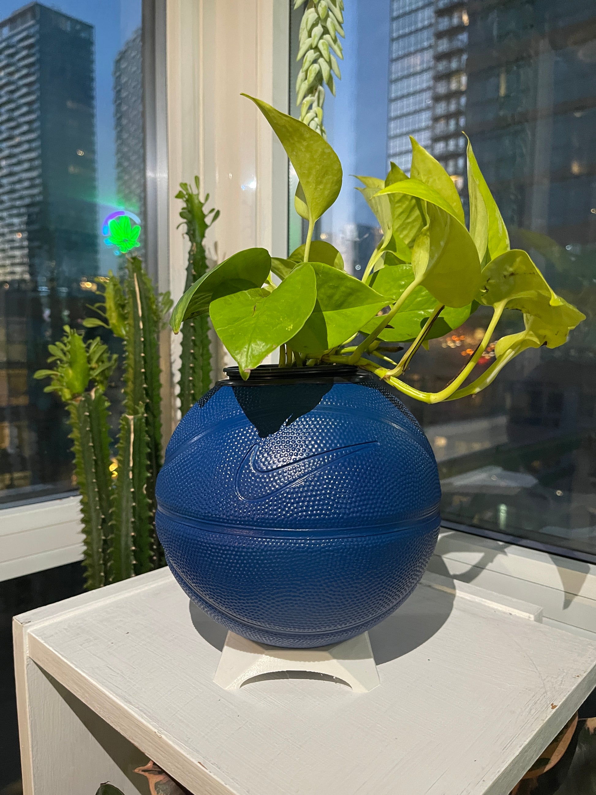 Nike Mini Basketball Planter (Navy Blue)
