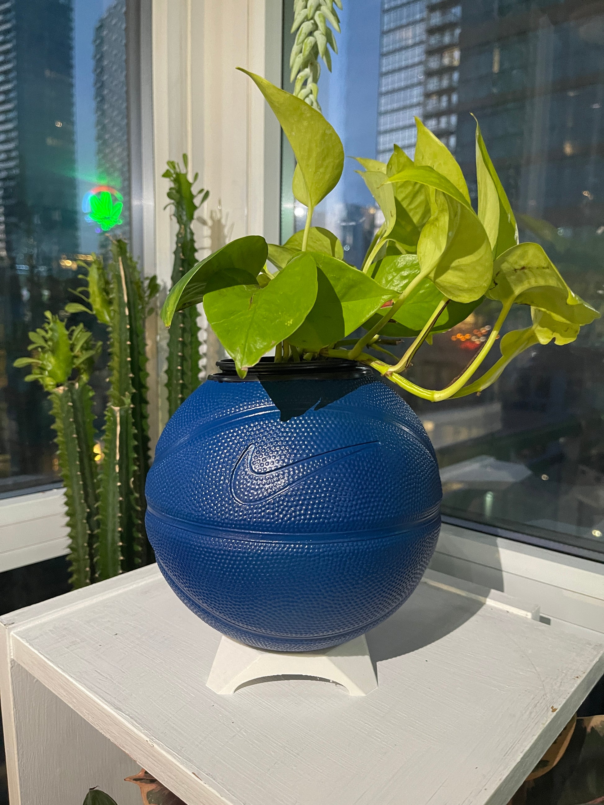Nike Mini Basketball Planter (Navy Blue)