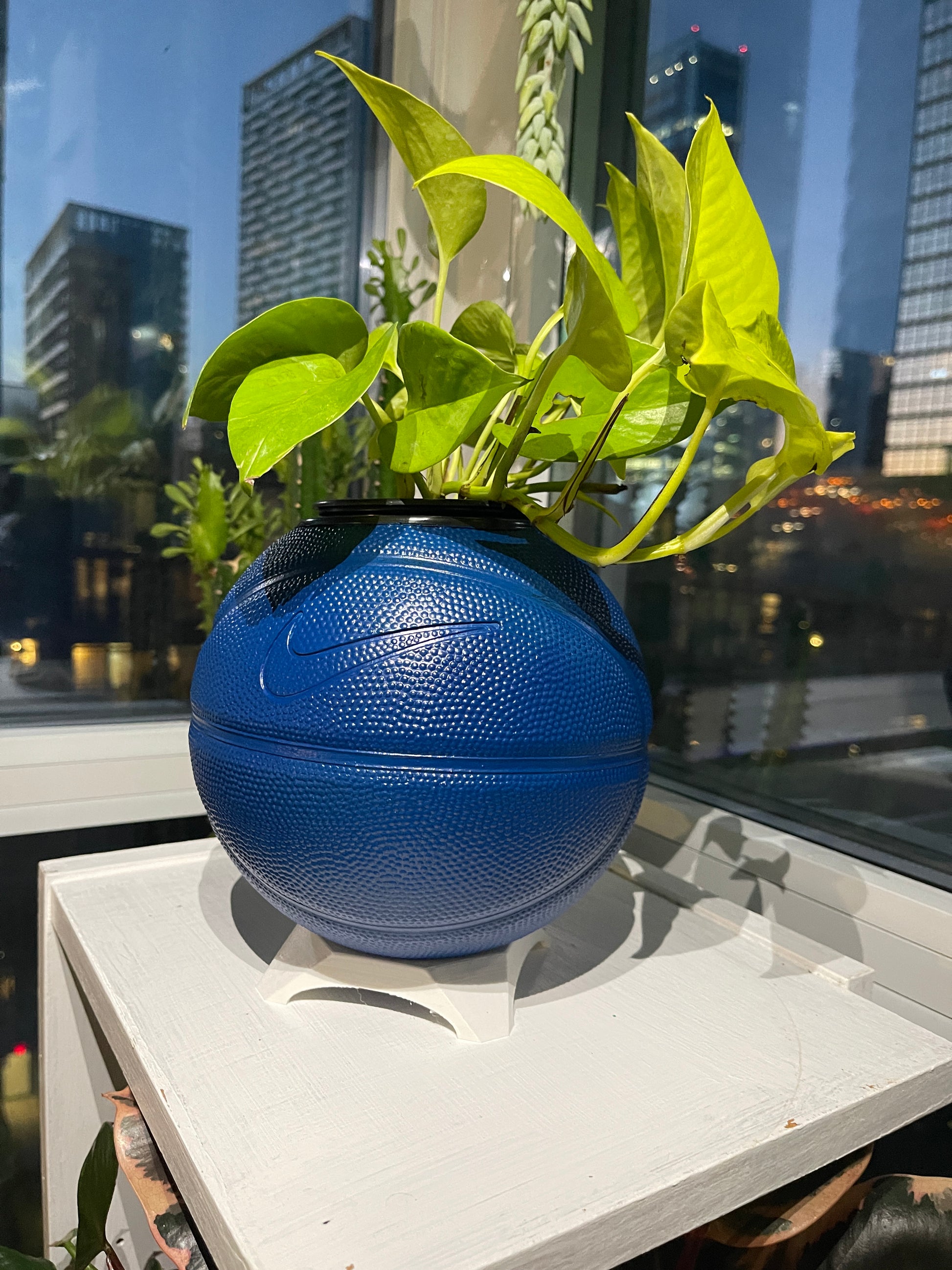 Nike Mini Basketball Planter (Navy Blue)