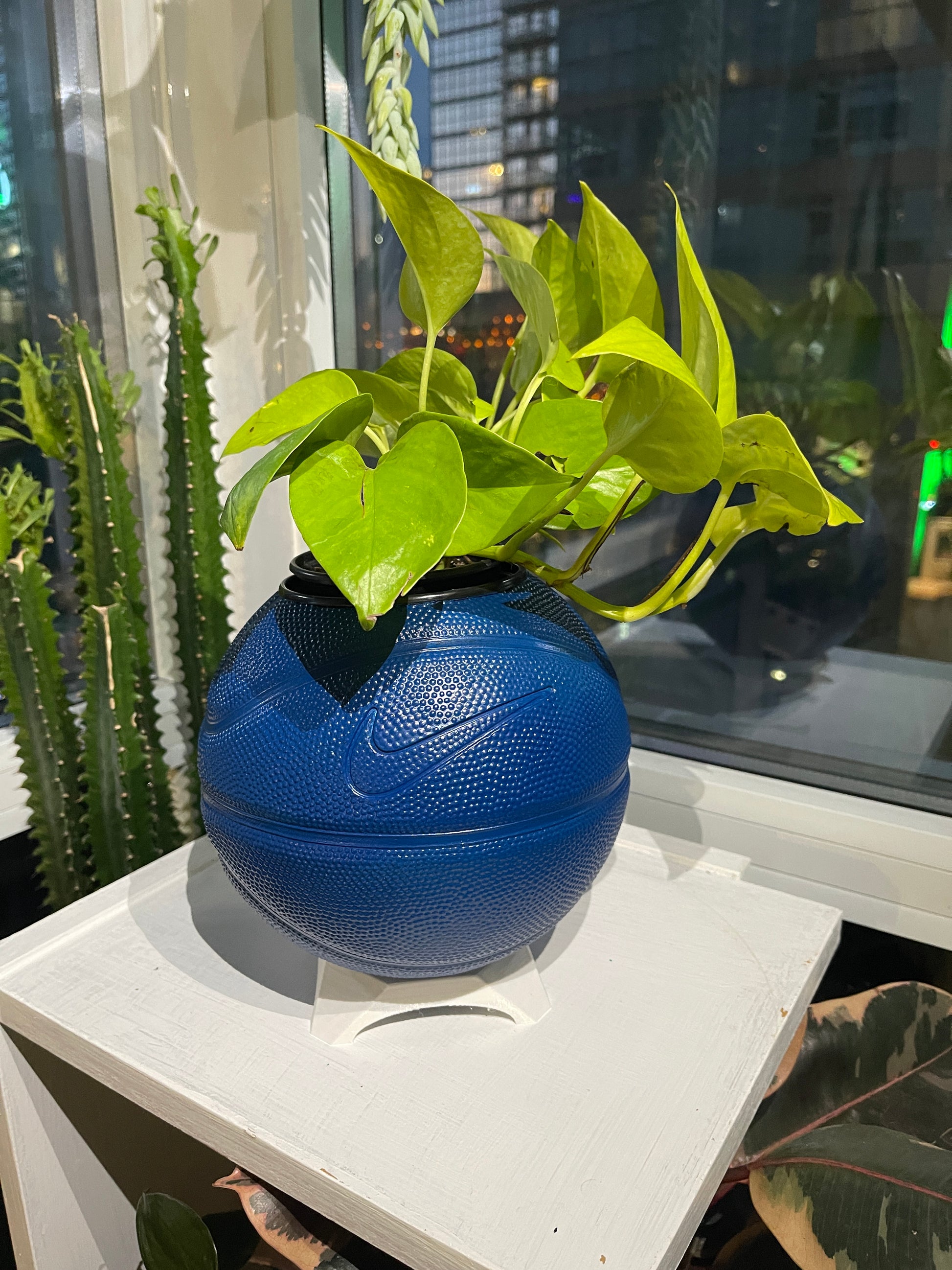 Nike Mini Basketball Planter (Navy Blue)
