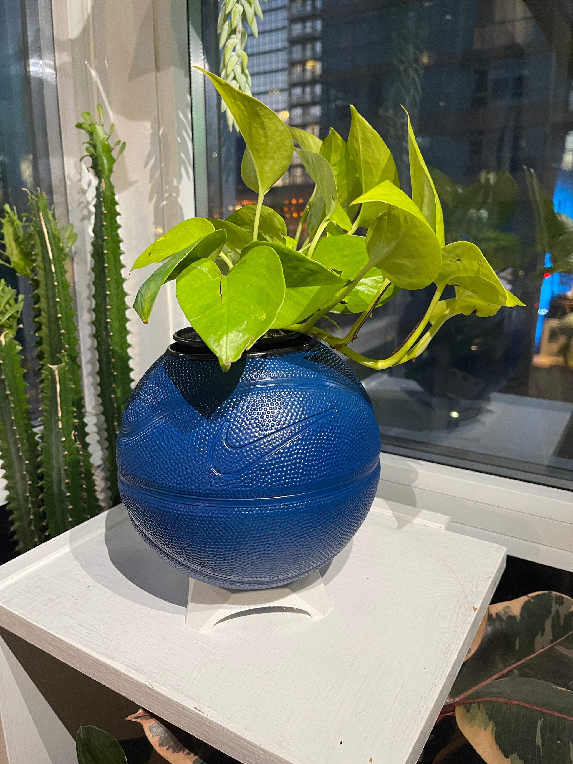 Nike Mini Basketball Planter (Navy Blue)