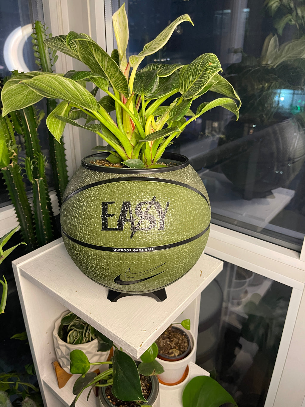Nike Large Basketball Planter (Kevin Durant Army Green - Easy)