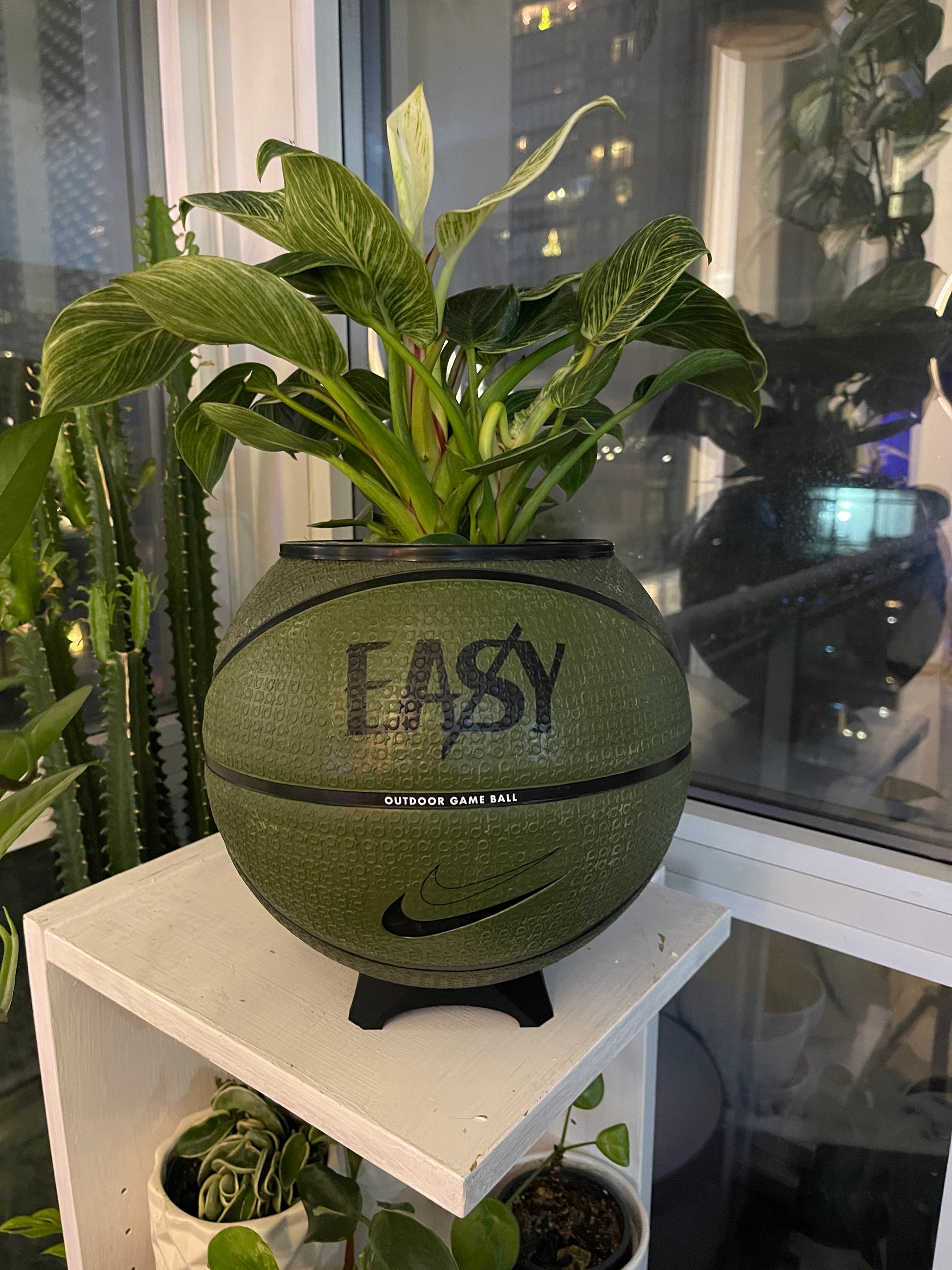 Nike Large Basketball Planter (Kevin Durant Army Green - Easy)