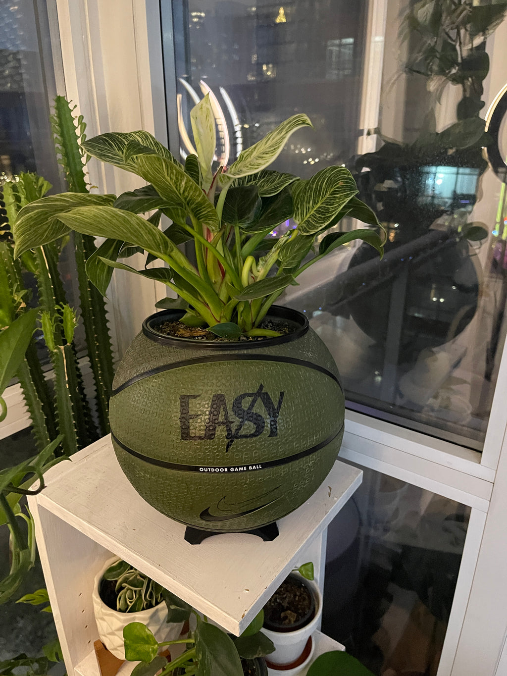 Nike Large Basketball Planter (Kevin Durant Army Green - Easy)