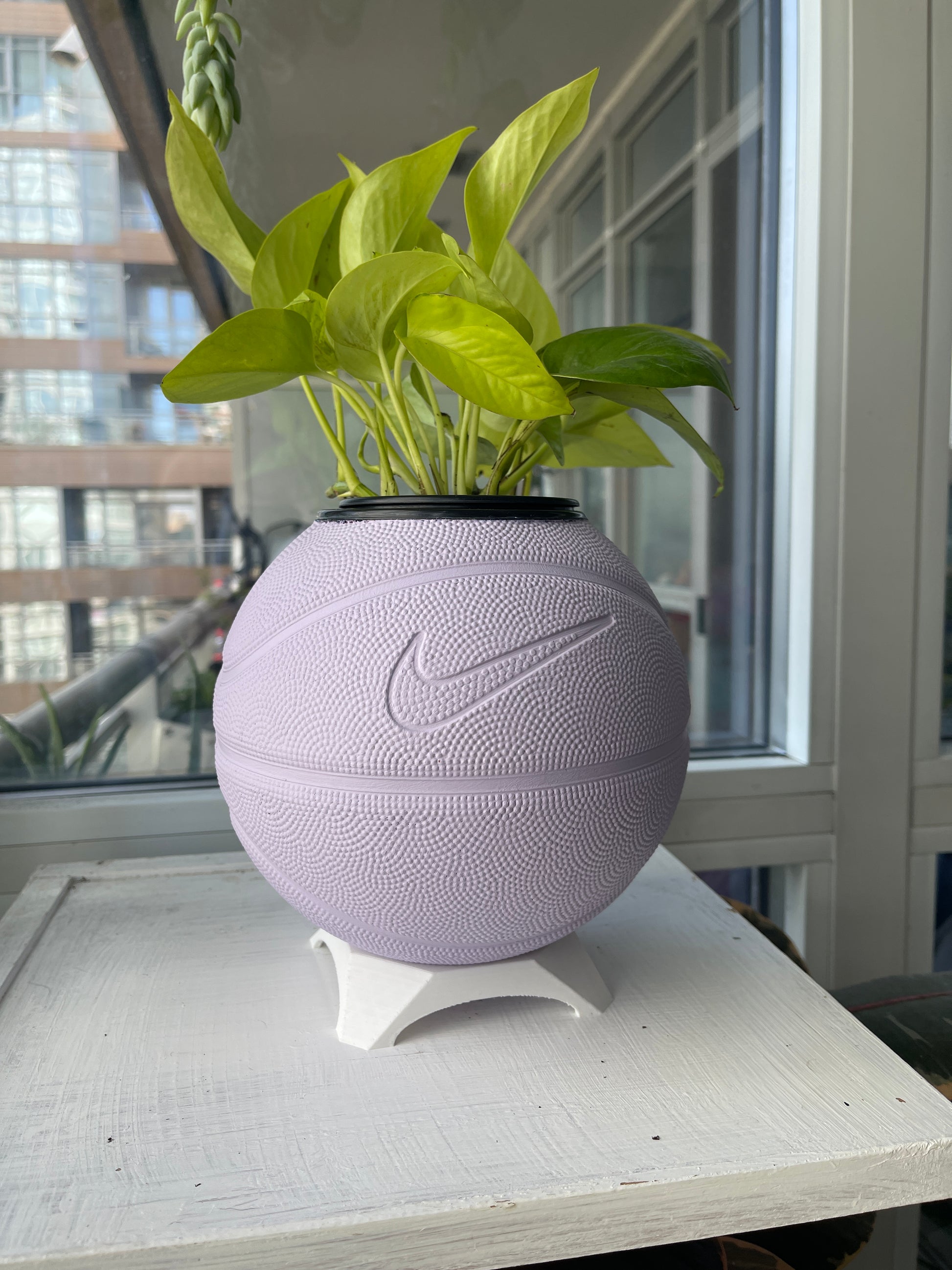 Nike Mini Basketball Planter (Lilac)