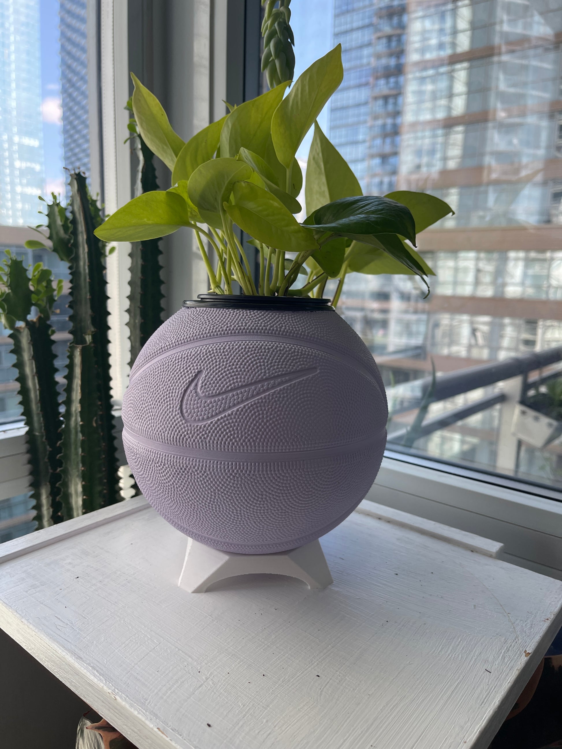 Nike Mini Basketball Planter (Lilac)