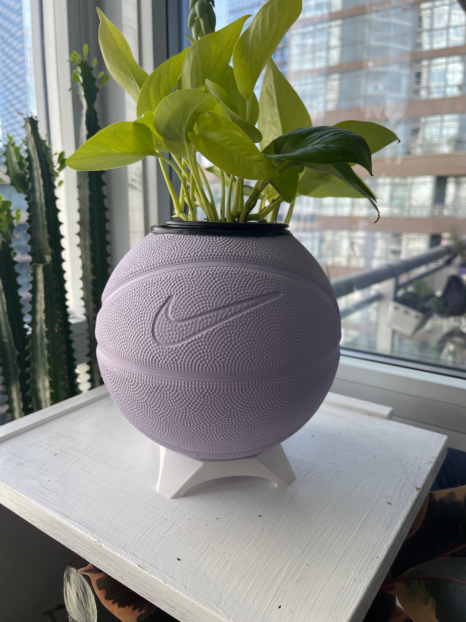 Nike Mini Basketball Planter (Lilac)
