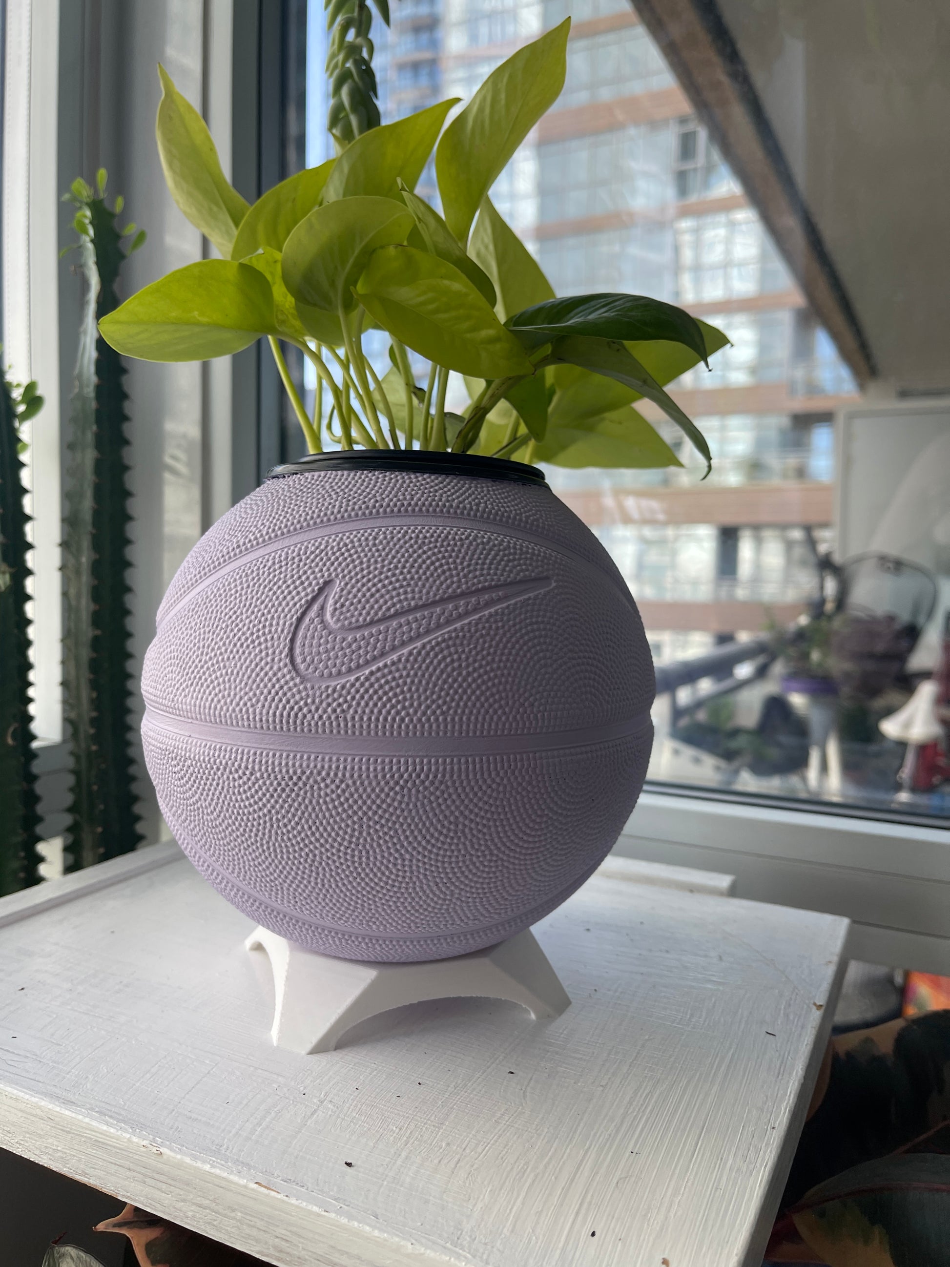 Nike Mini Basketball Planter (Lilac)