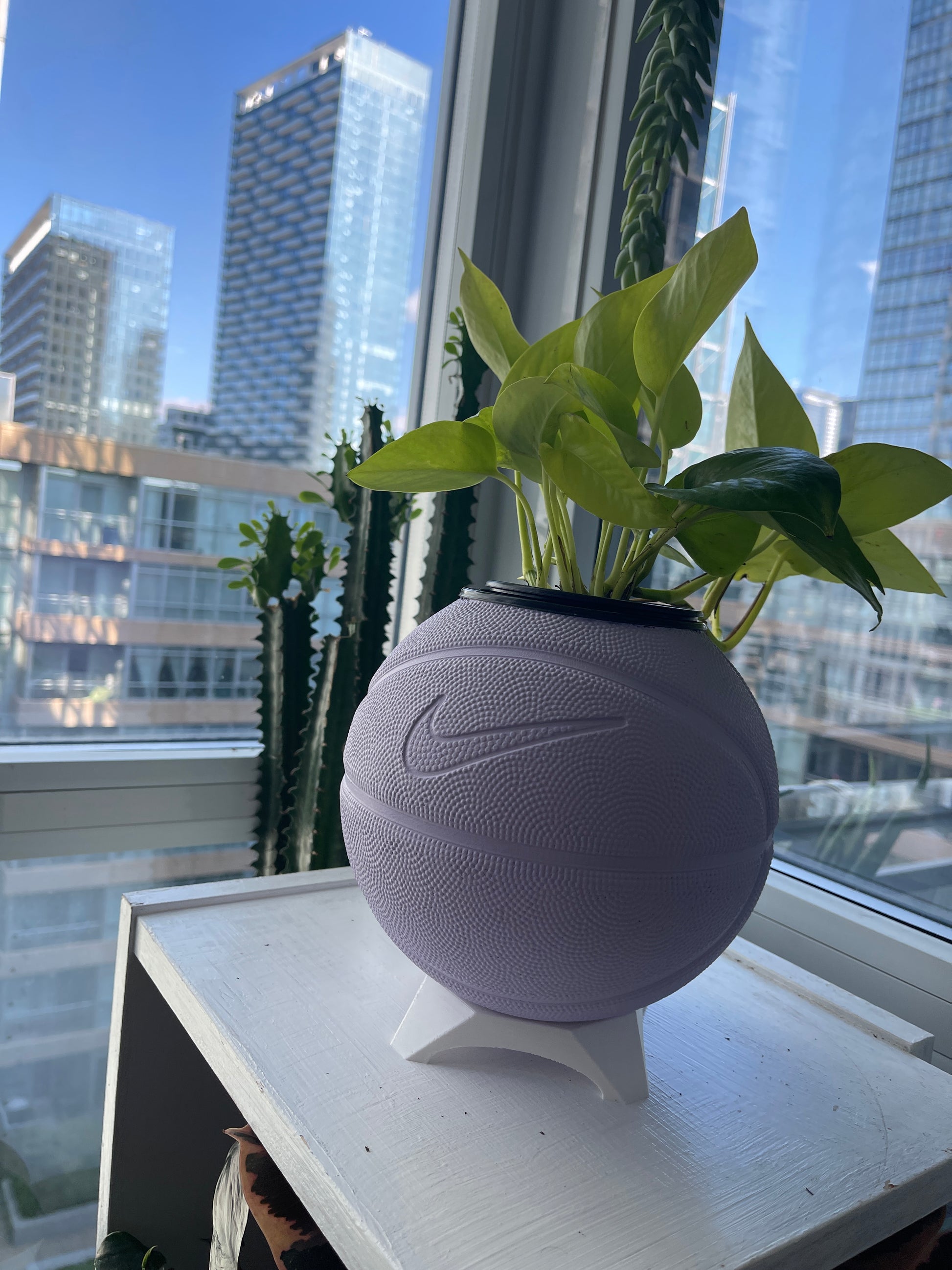 Nike Mini Basketball Planter (Lilac)
