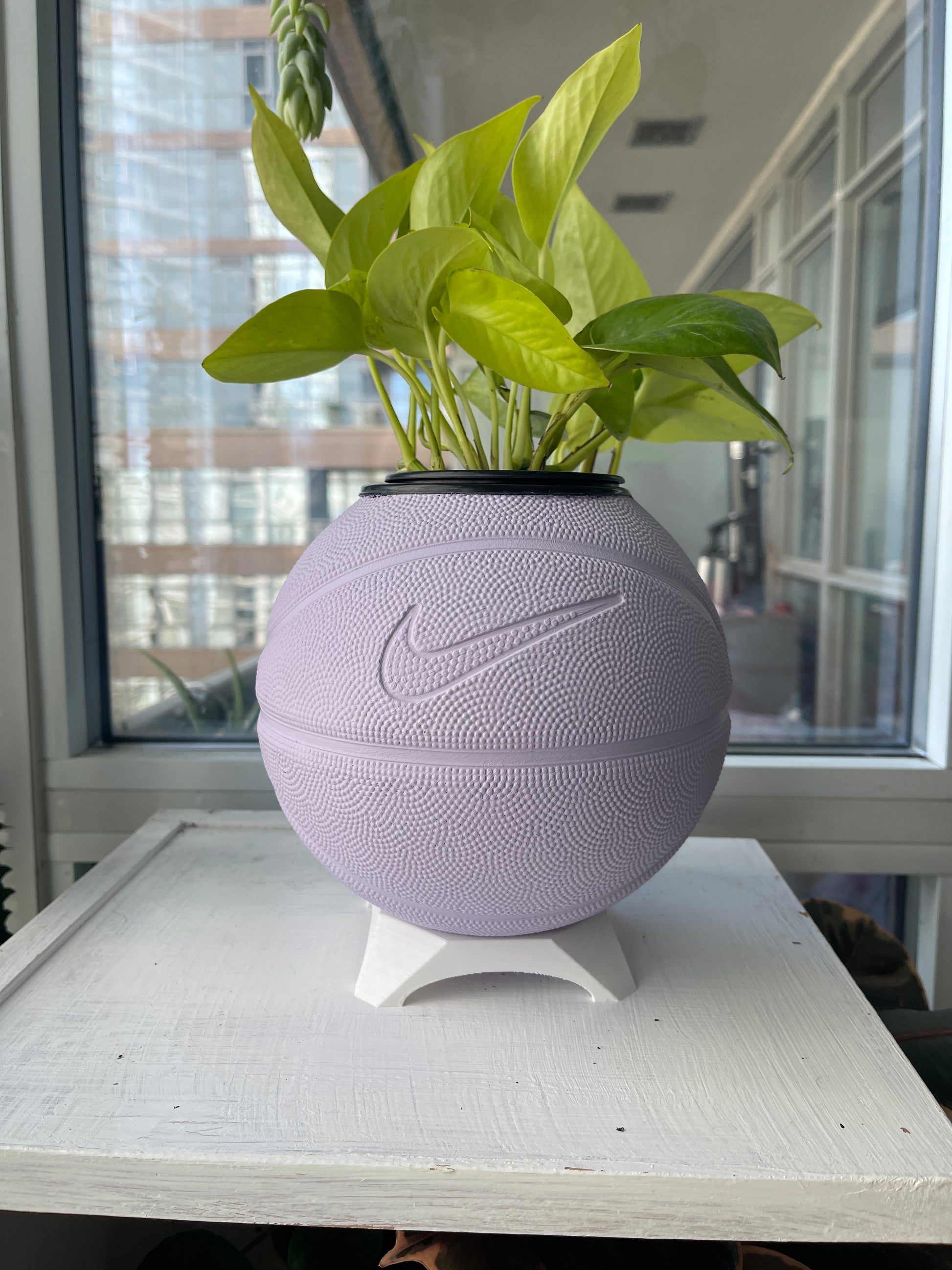 Nike Mini Basketball Planter (Lilac)