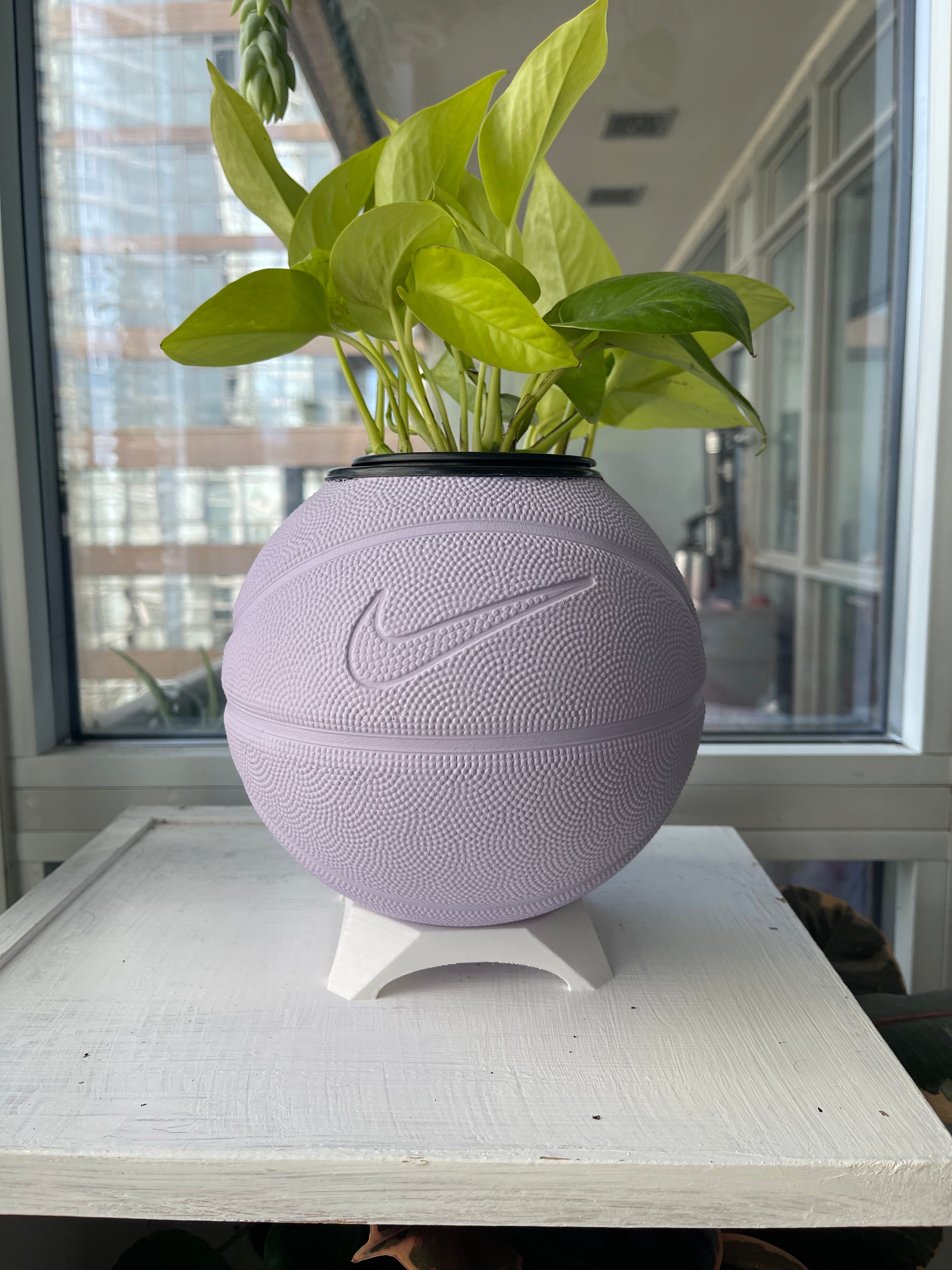 Nike Mini Basketball Planter (Lilac)